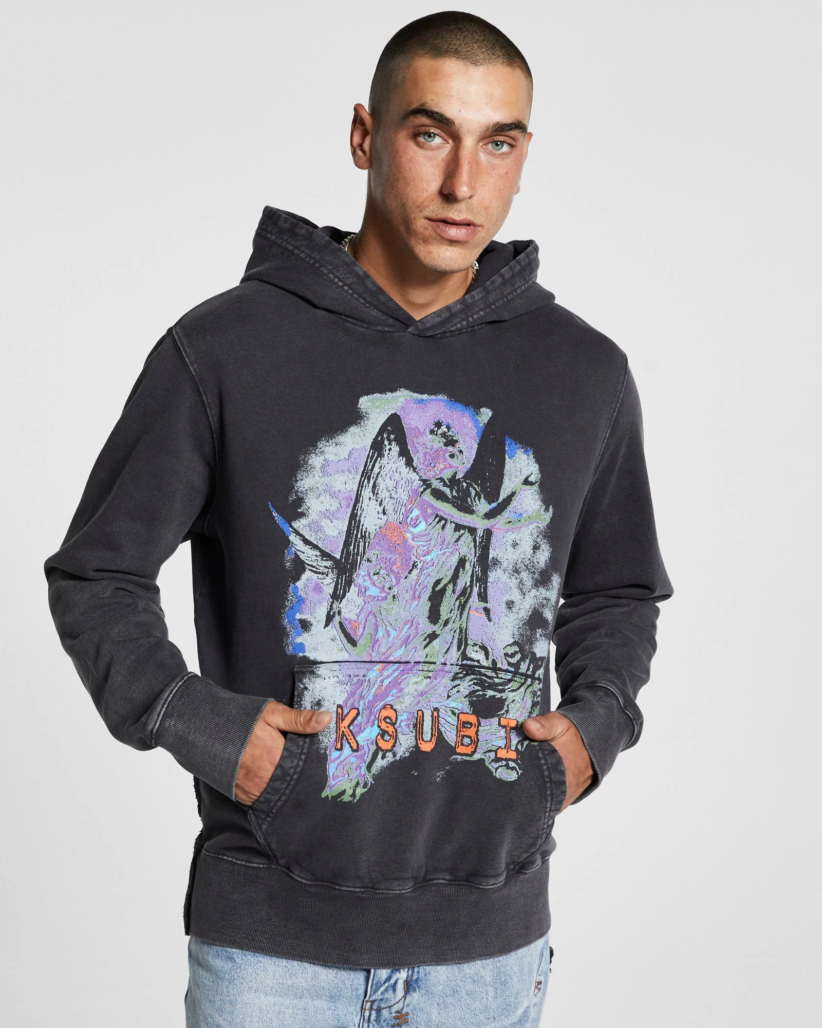 SEDATED KASH HOODIE BLACK DYE