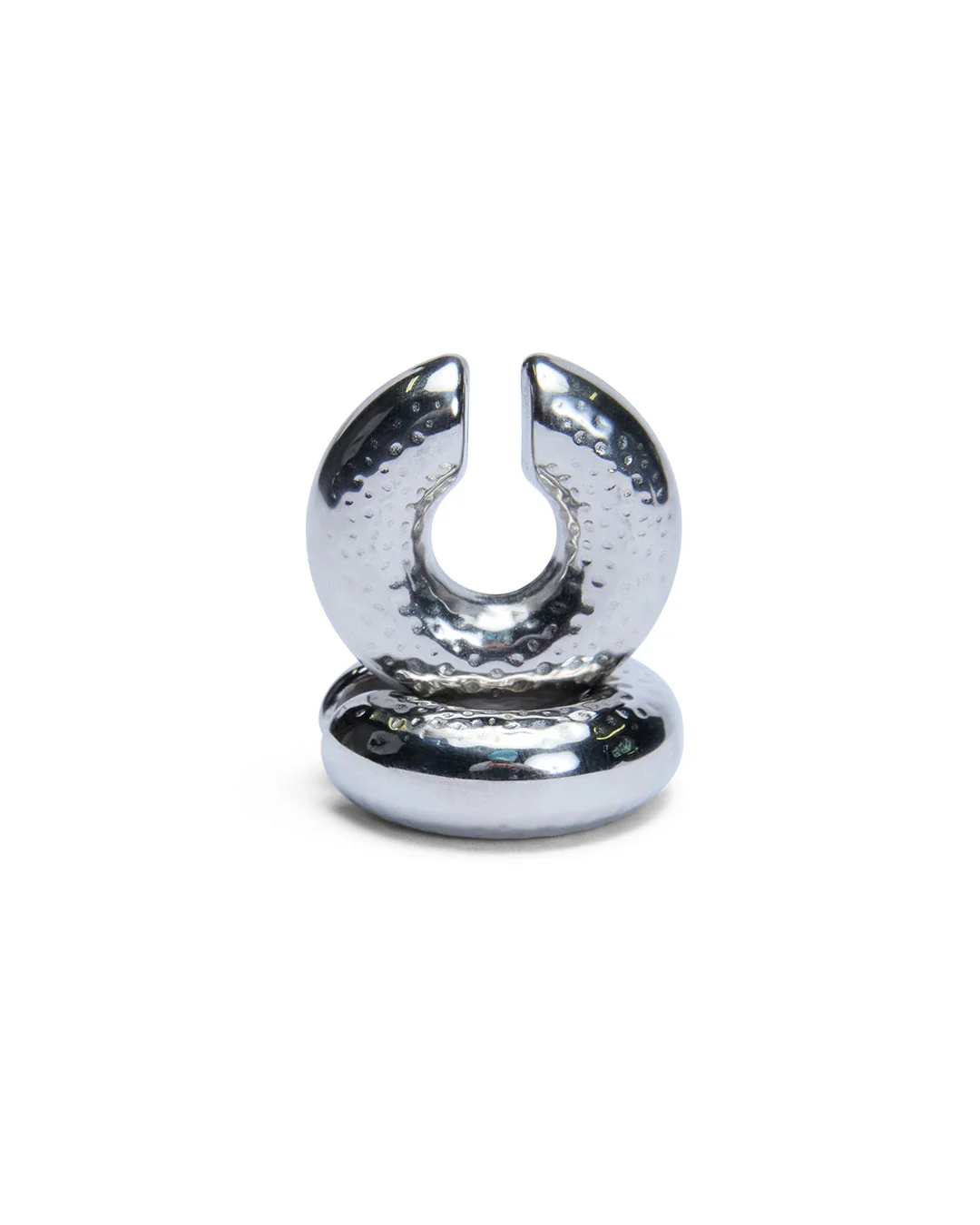 SILVER RIPPLE EAR CUFF - Image 4