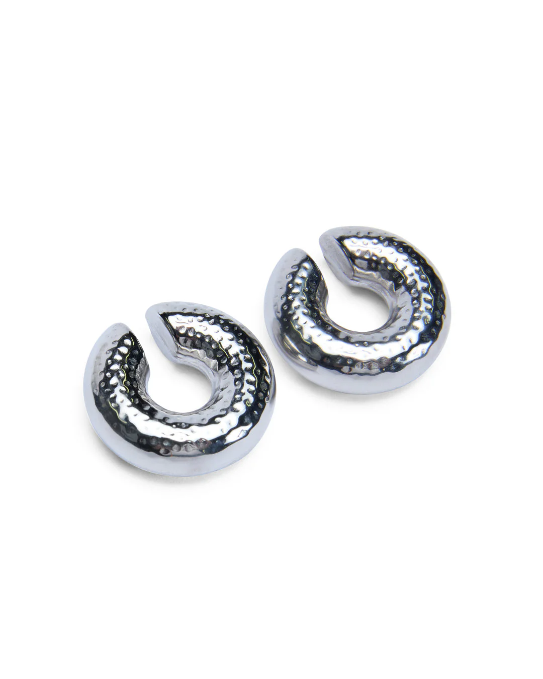 SILVER RIPPLE EAR CUFF - Image 5