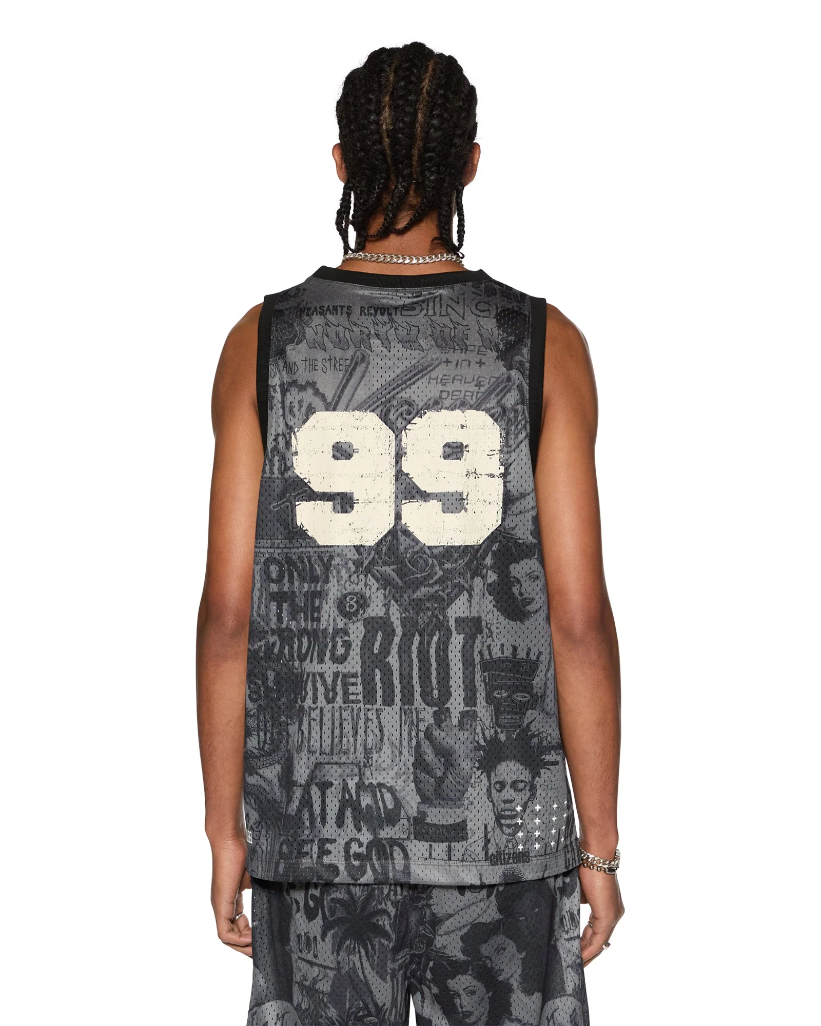 SKETCH PICK UP SINGLET BLACK - Image 3