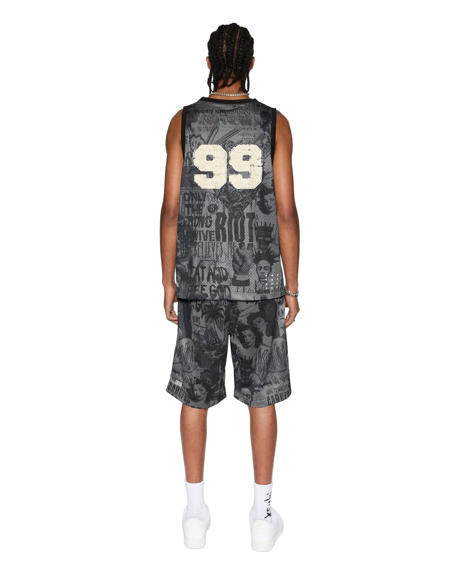 SKETCH PICK UP SINGLET BLACK - Image 4