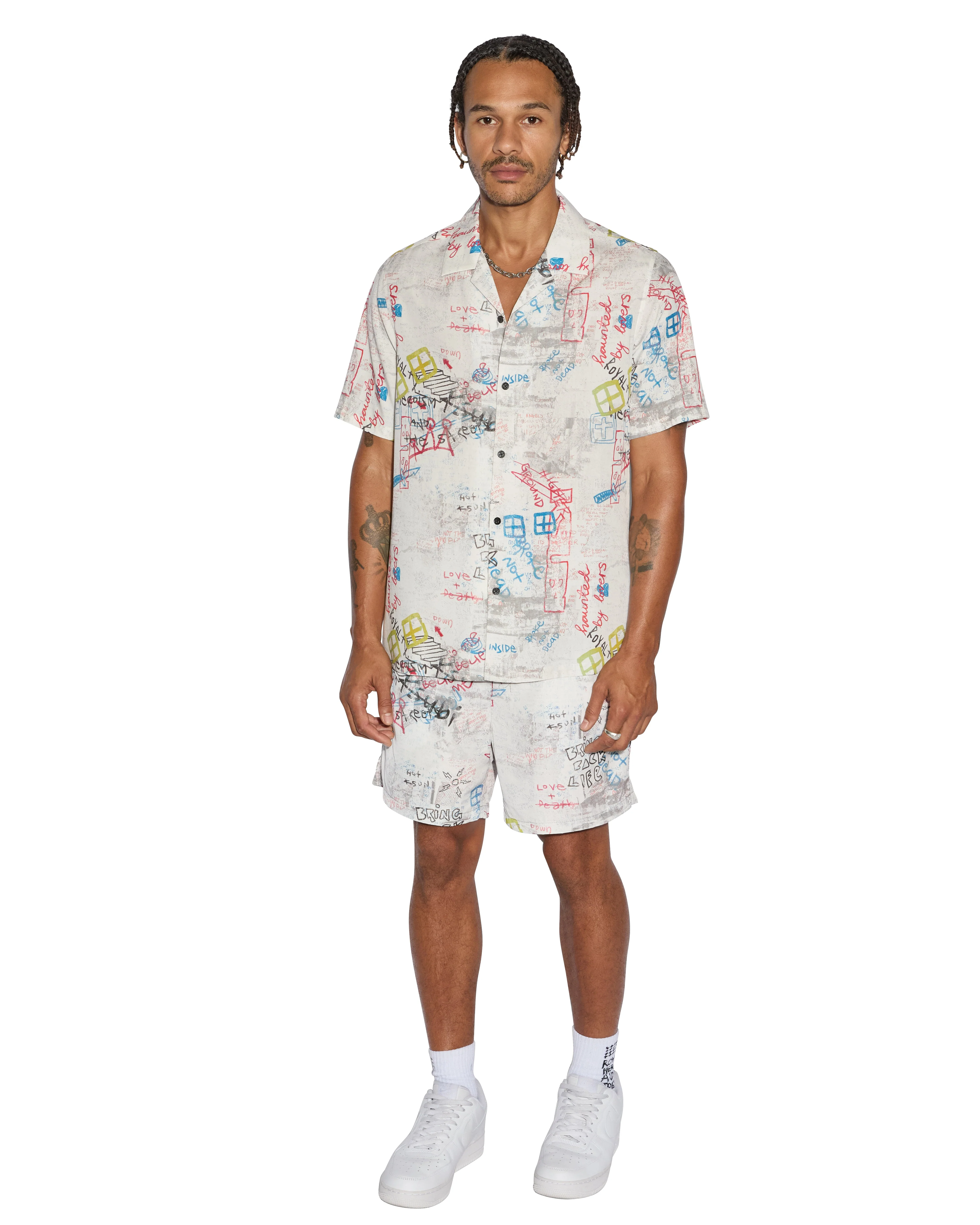SKRAWLER BOARDSHORT WHITE - Image 2
