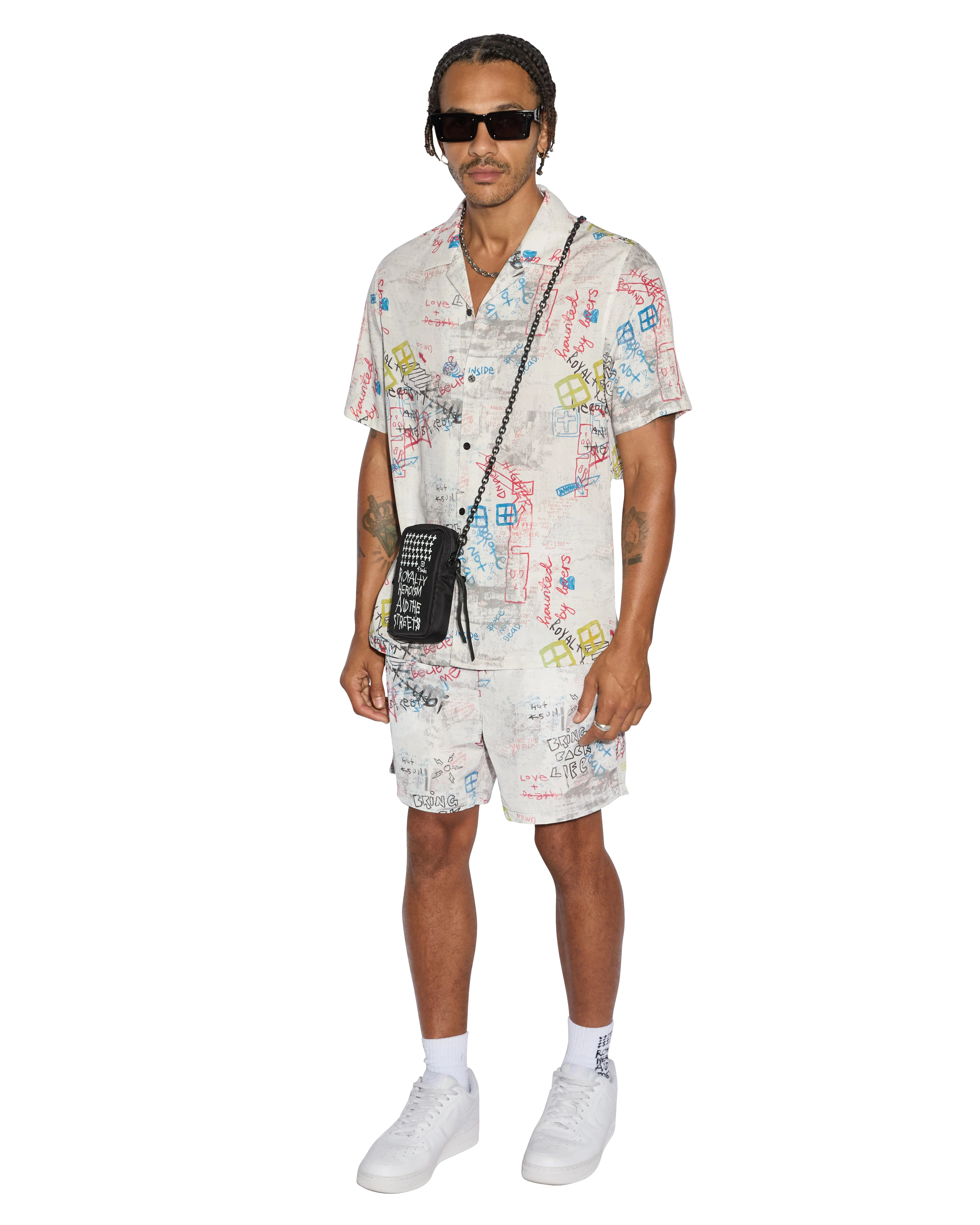 SKRAWLER BOARDSHORT WHITE - Image 5