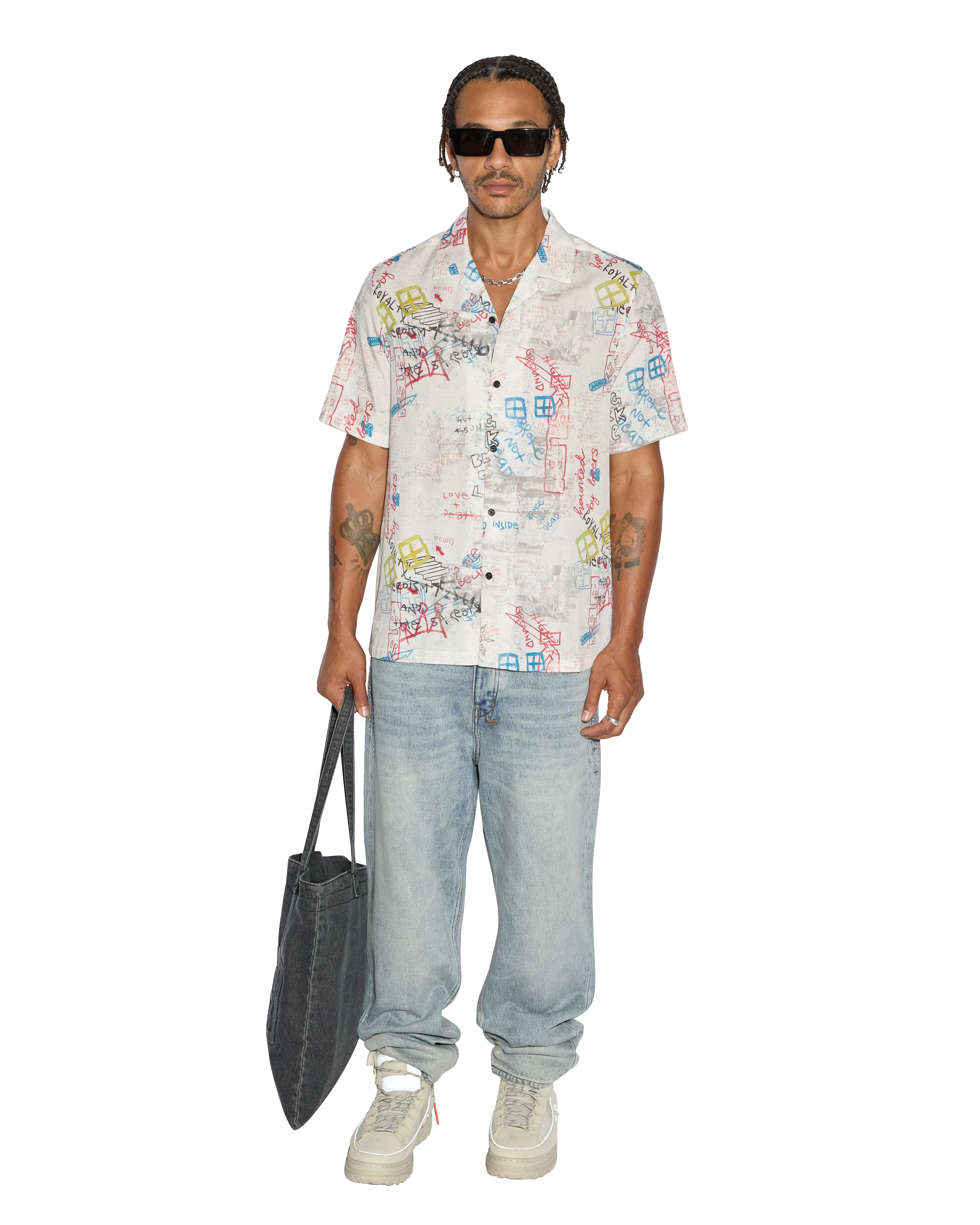 SKRAWLER BOARDSHORT WHITE - Image 6