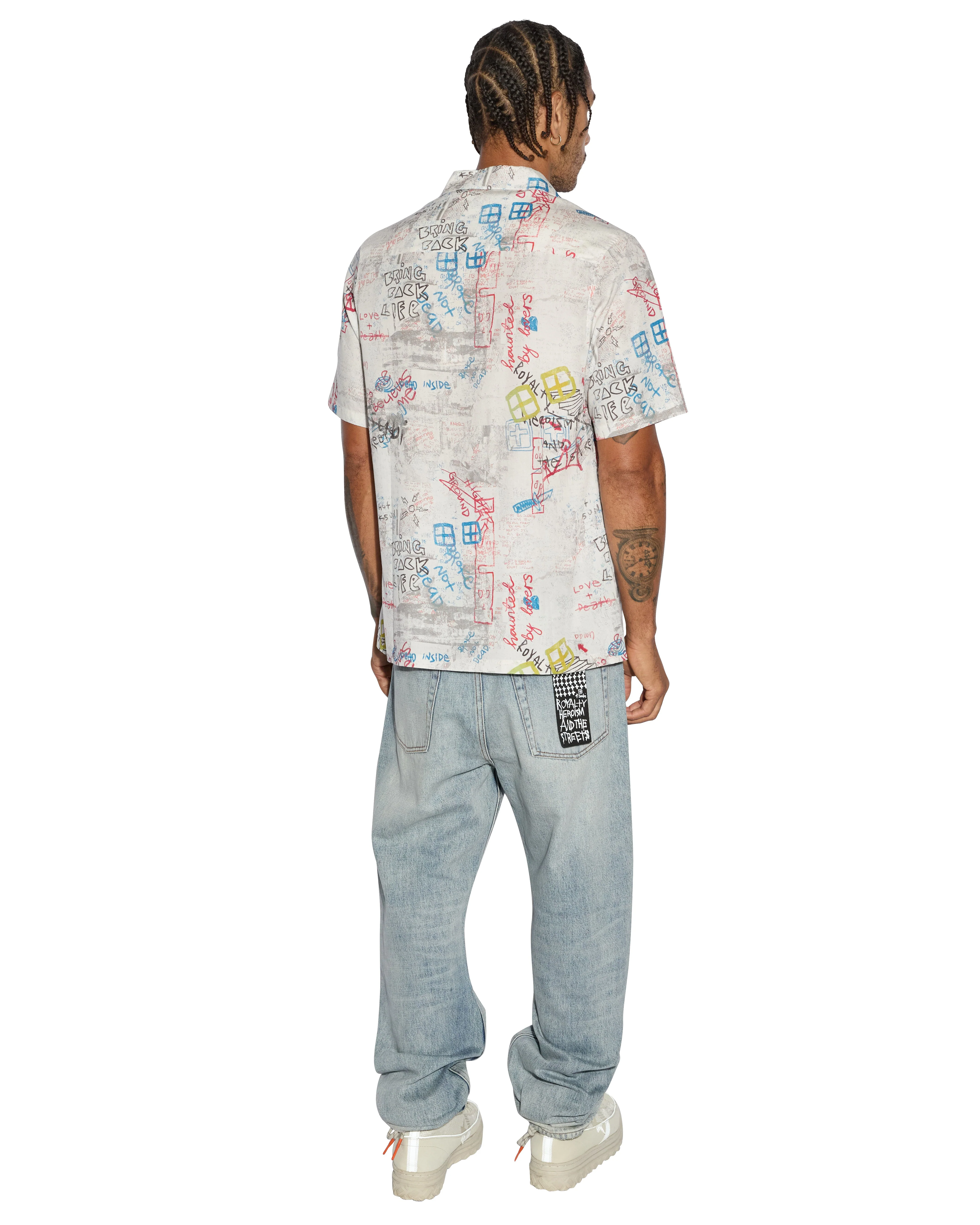 SKRAWLER RESORT SS SHIRT WHITE - Image 6