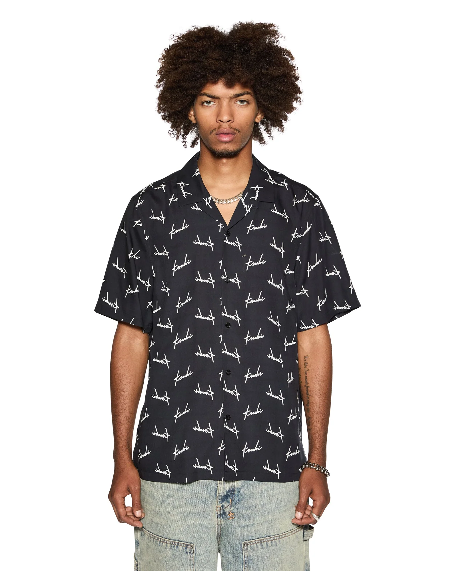 SKRIPT RESORT SS SHIRT BLACK - Image 4