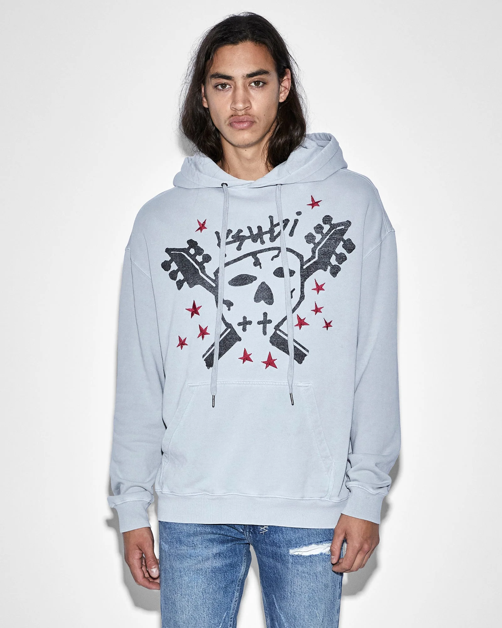 SKULL BIGGIE HOODIE MOON
