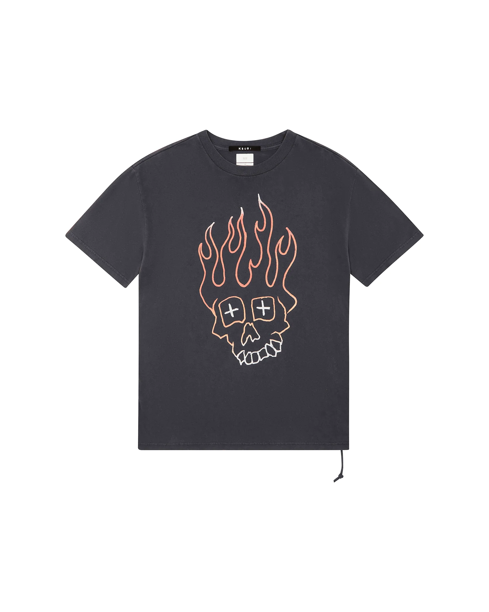 SKULL BIGGIE SS TEE FADED BLACK - Image 5