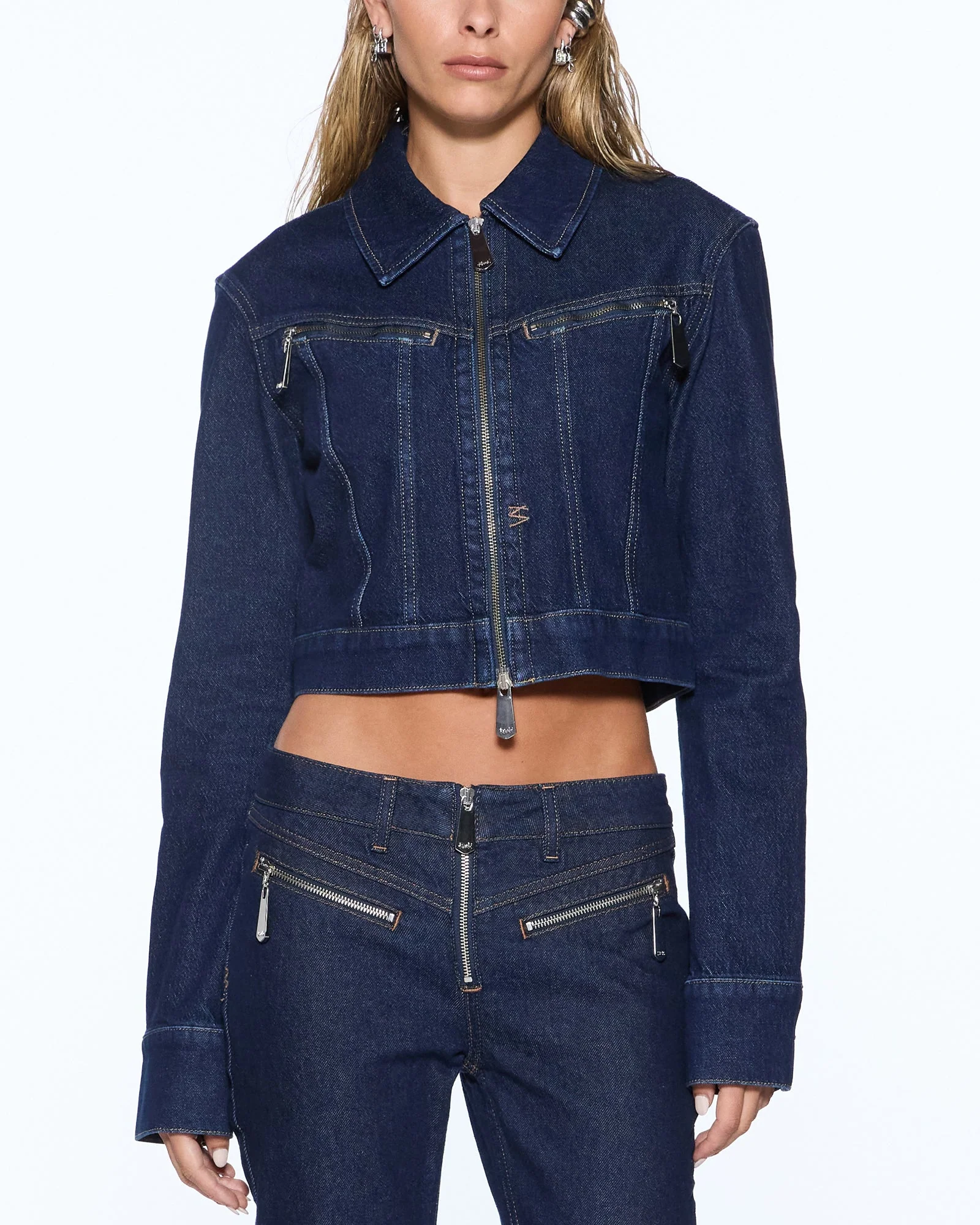 SLIM TRUCKER JACKET ORIGINAL RINSE - Image 3