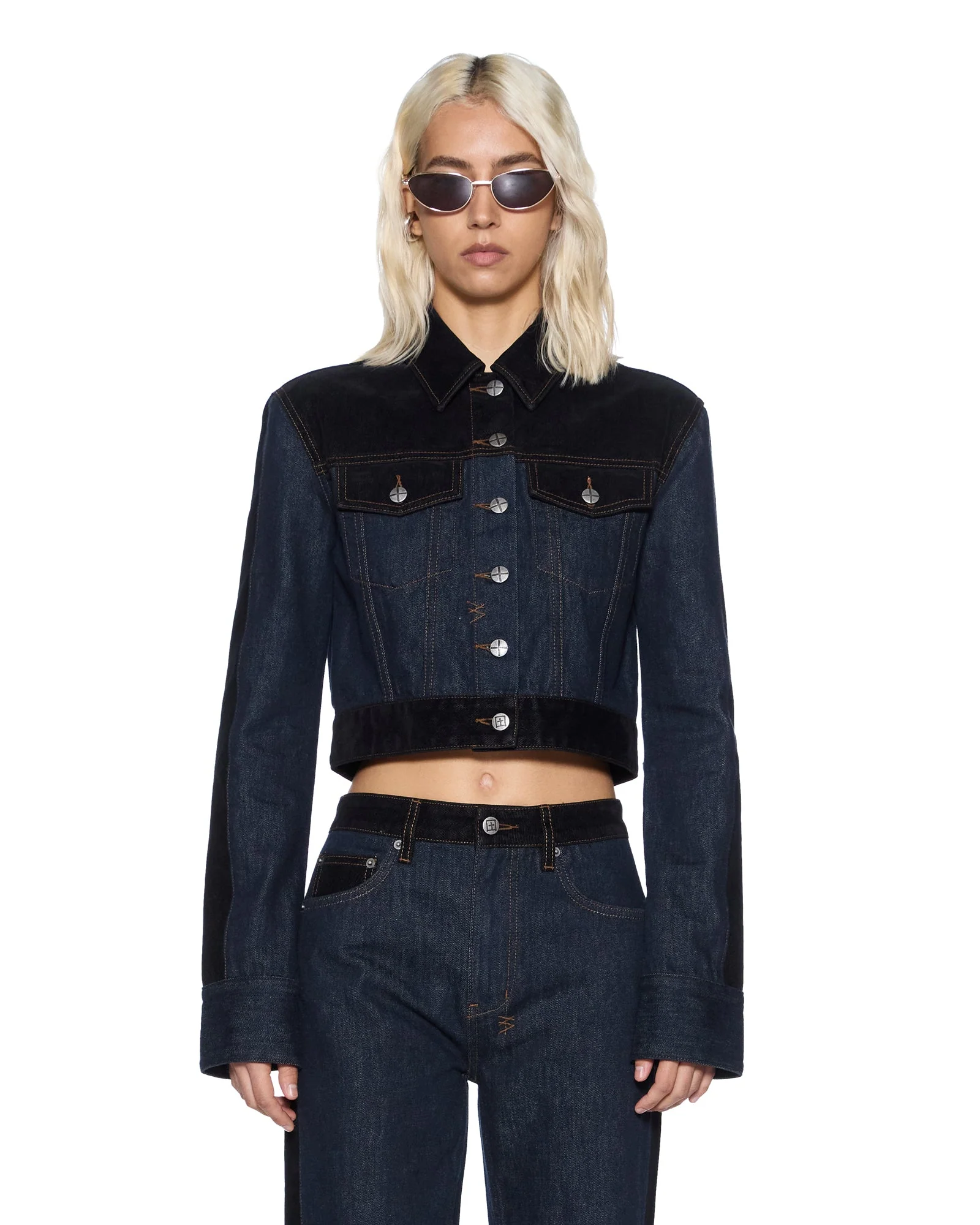 SLIM TRUCKER JACKET VIXEN SPLICED