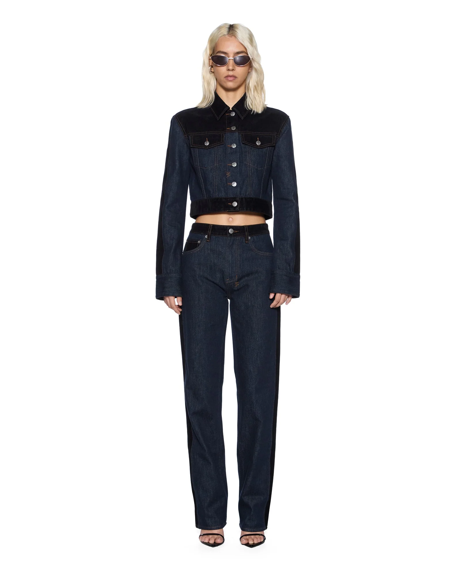 SLIM TRUCKER JACKET VIXEN SPLICED - Image 3