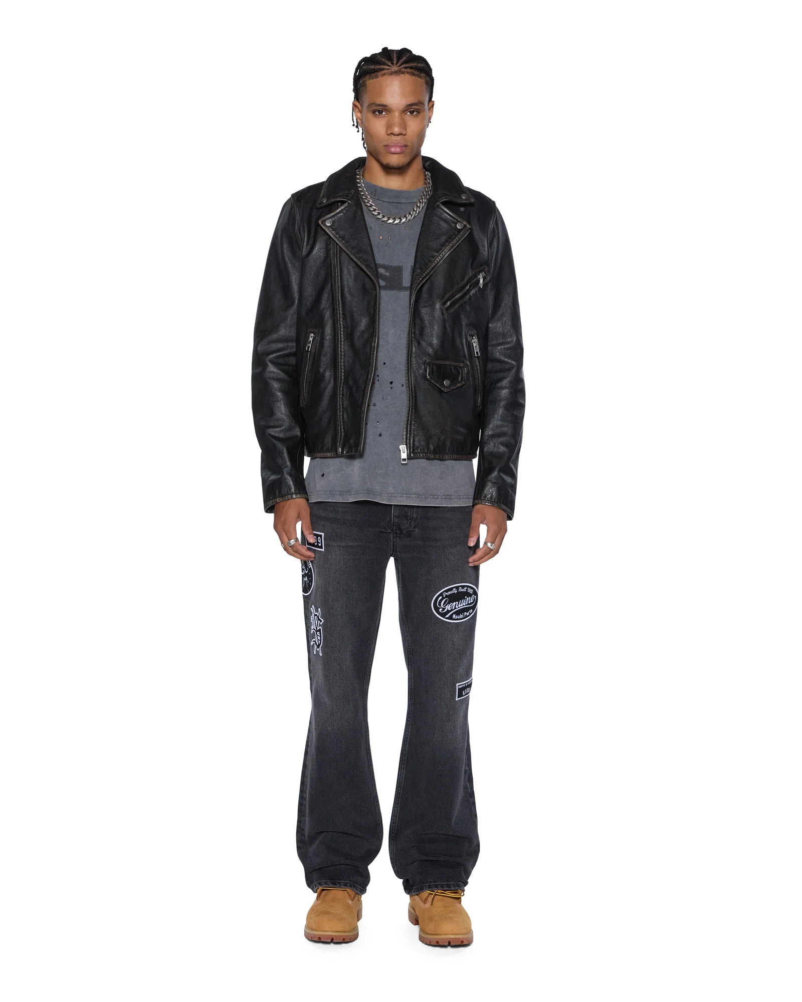 SOTT CAPITOL LEATHER JACKET BLACK - Image 3