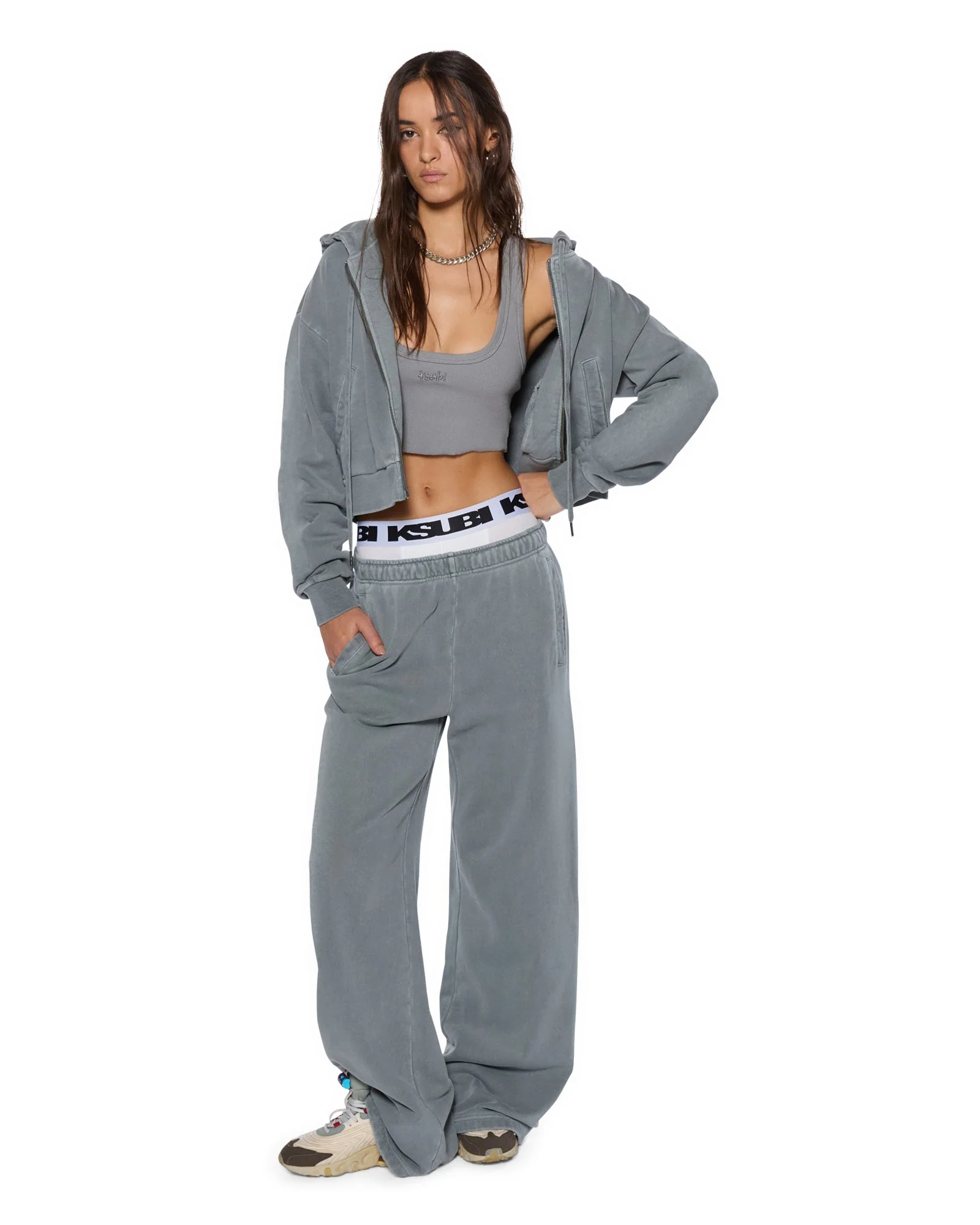 SOTT ORIGIN TRAK PANT NIGHTOWL GREY - Image 2
