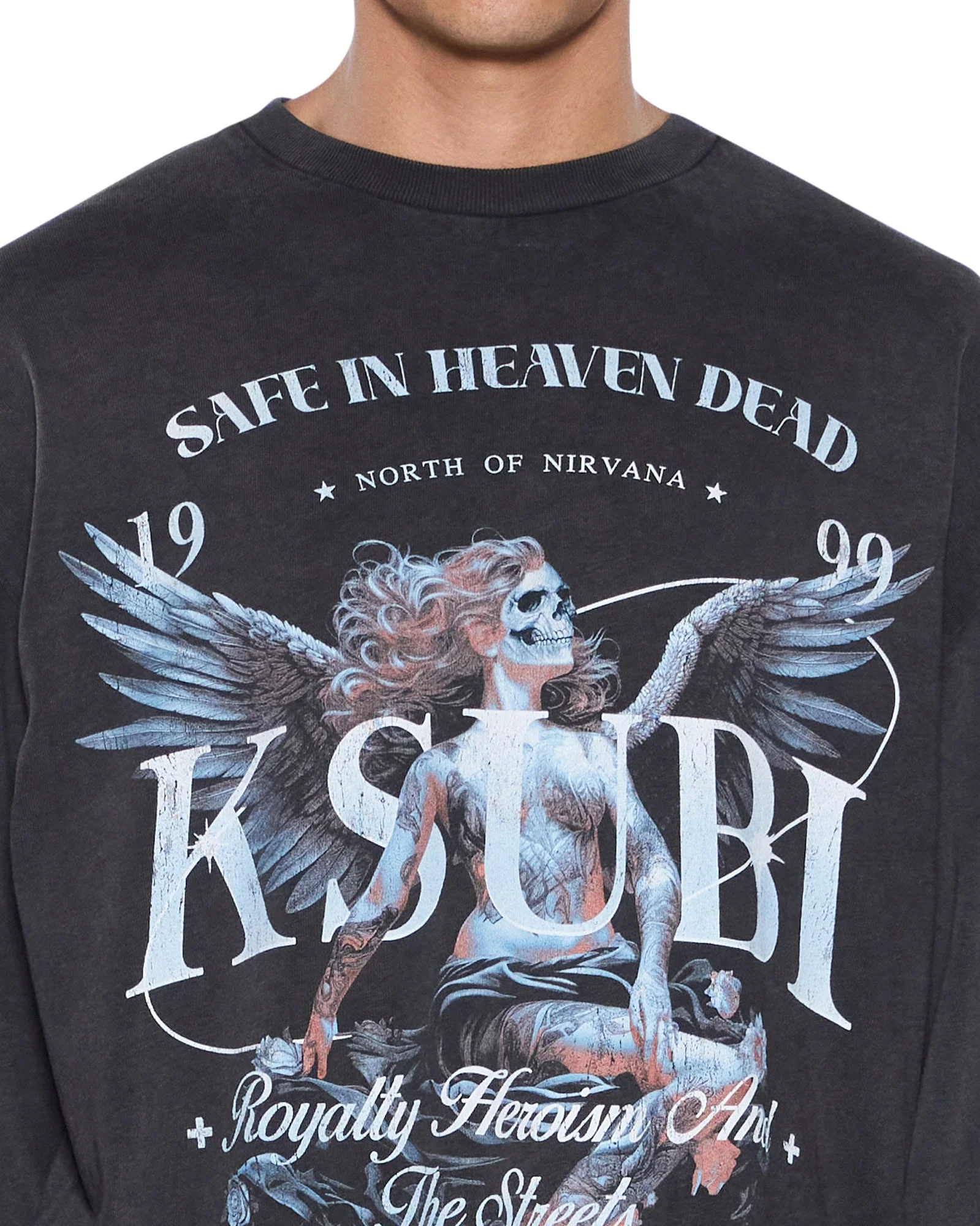 SPIRIT EKCESS LS TEE ACID BLACK - Image 3