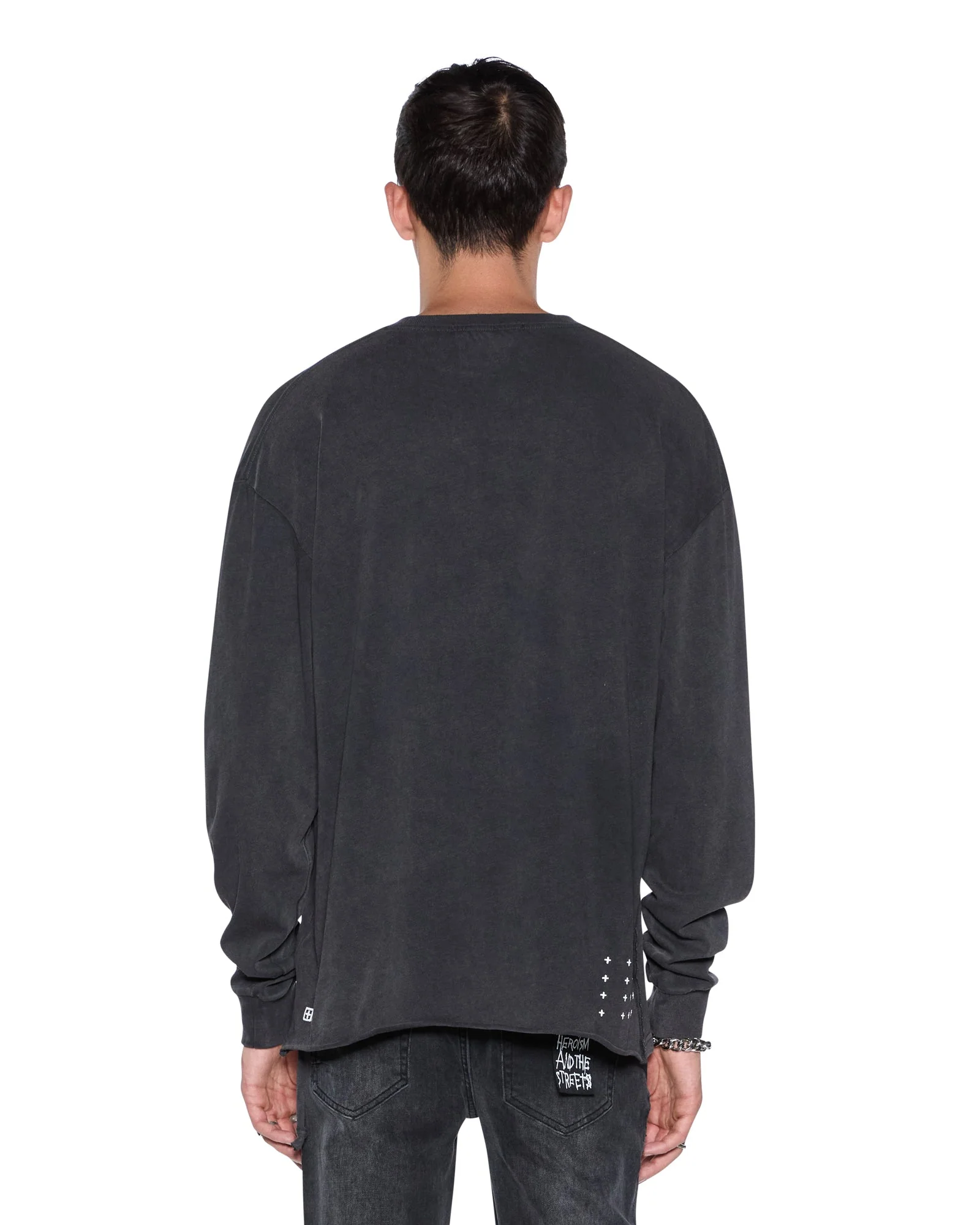 SPIRIT EKCESS LS TEE ACID BLACK - Image 4