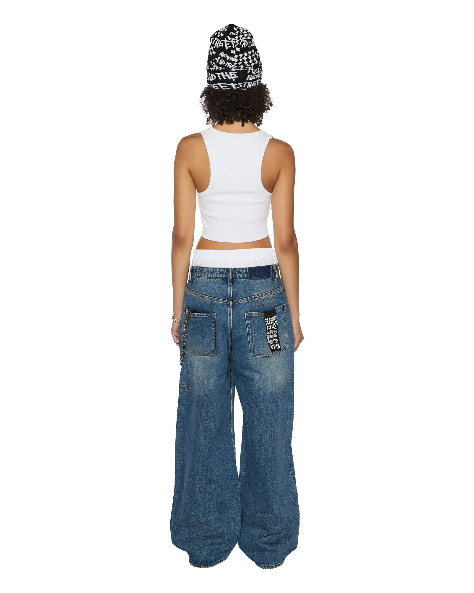 STACKED ORIGIN CROP WHITE - Image 4