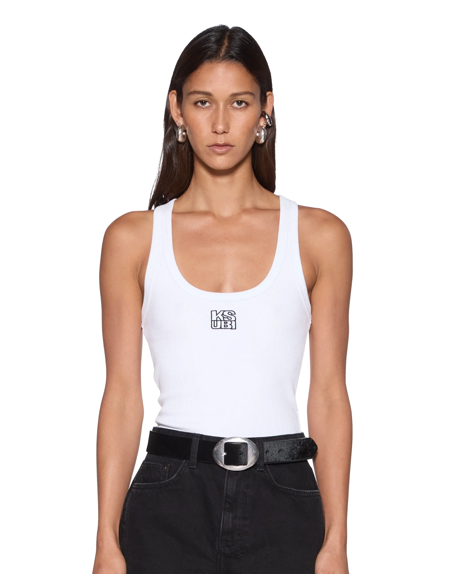 STACKED ORIGIN TANK WHITE - Image 2