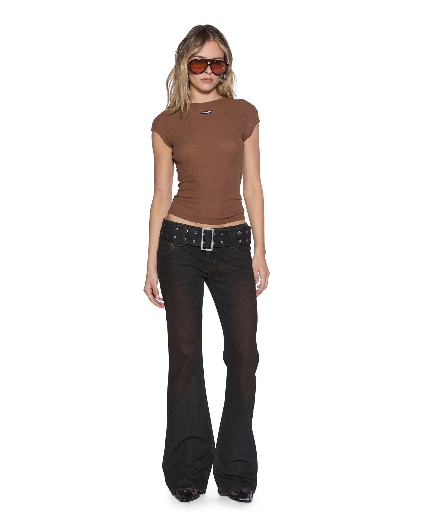 STAPLE SS TEE CHOCOLATE SHEER - Image 2