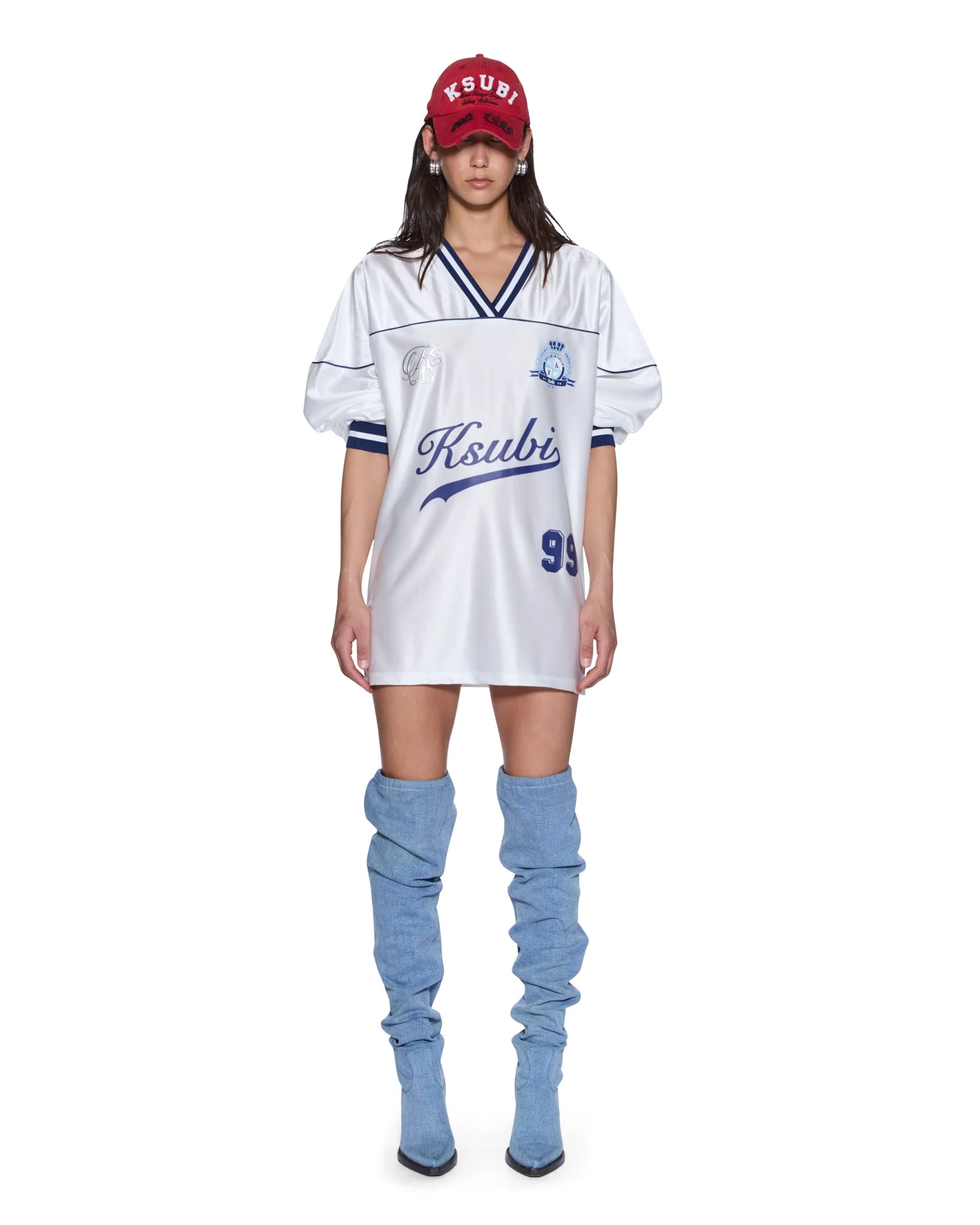 TEAMSTER LS DRESS VINTAGE WHITE - Image 4