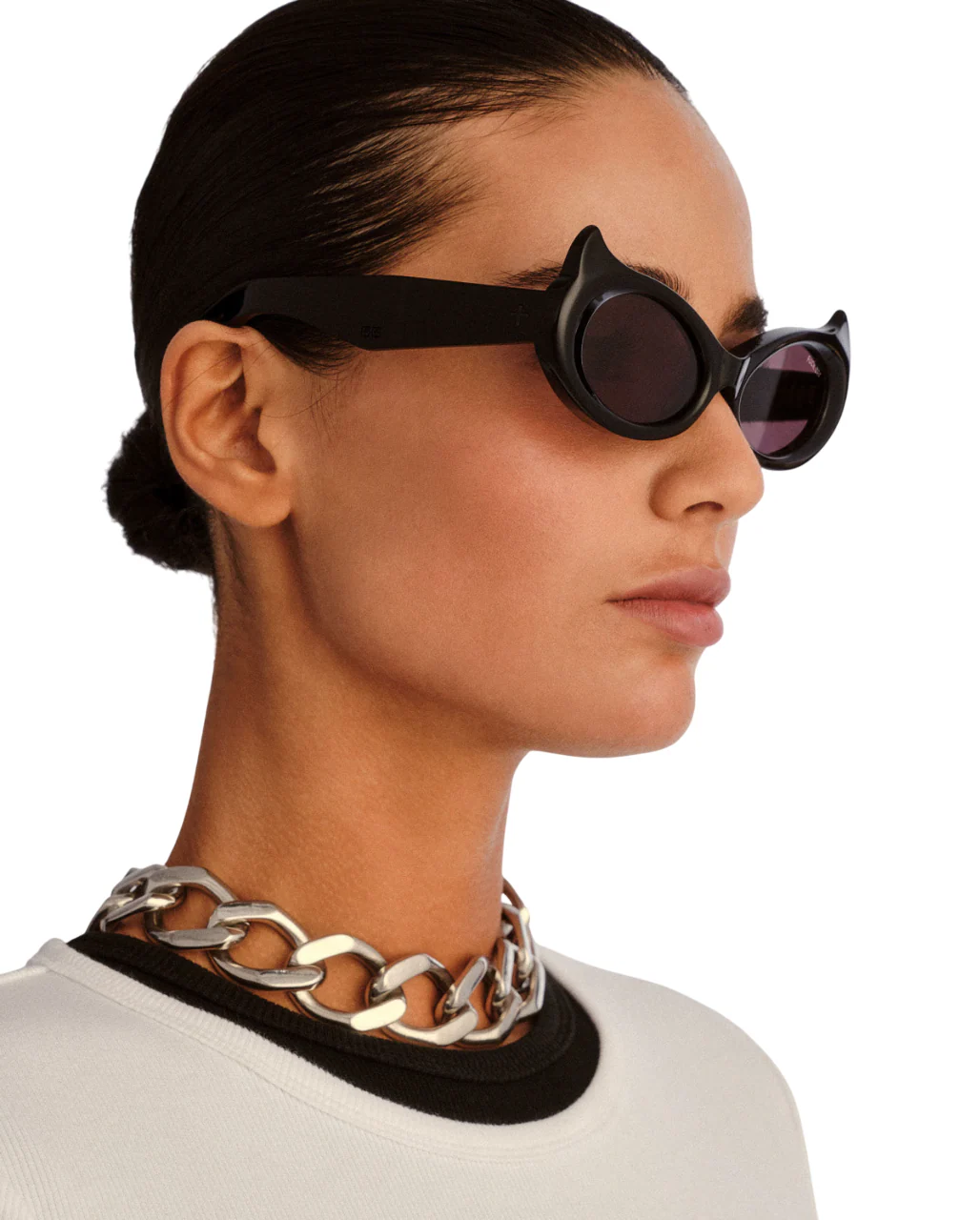 THE KITTY SUNGLASSES BLACK - Image 2