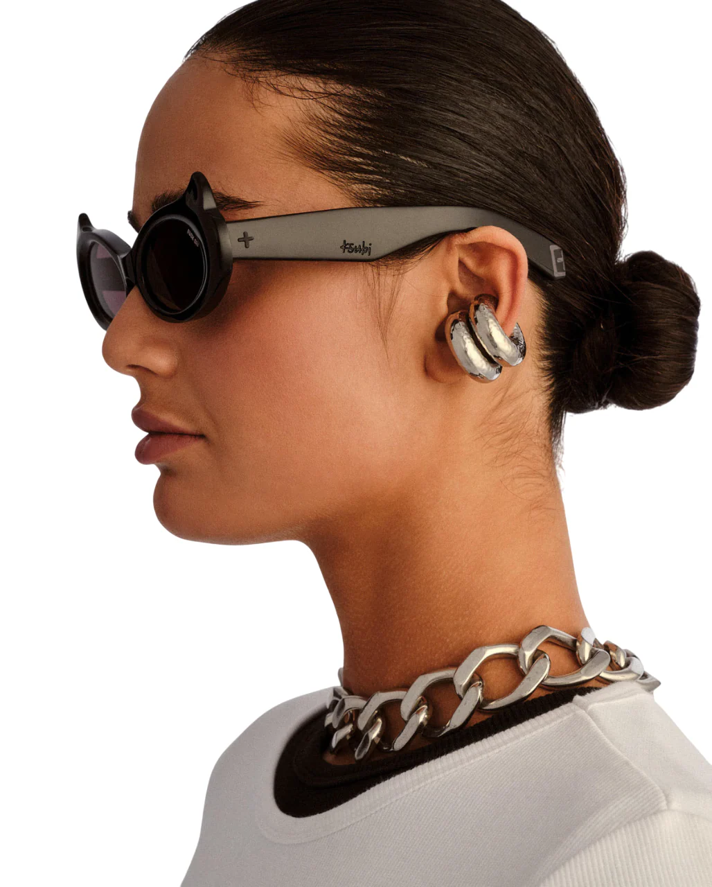 THE KITTY SUNGLASSES BLACK - Image 6