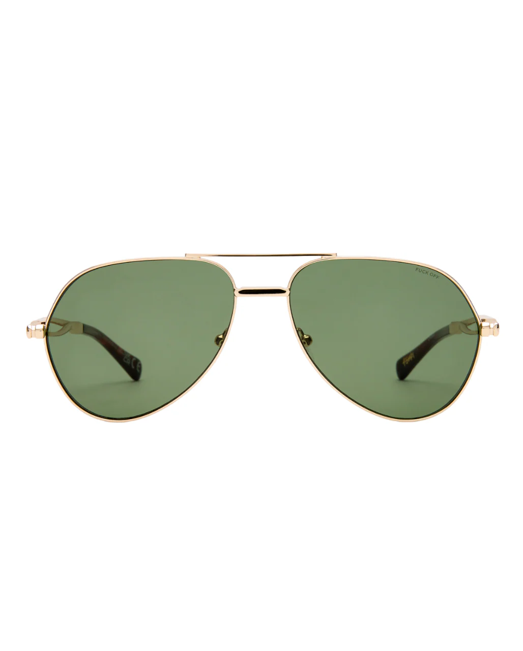 THE MONTANA SUNGLASSES GOLD GREEN - Image 3