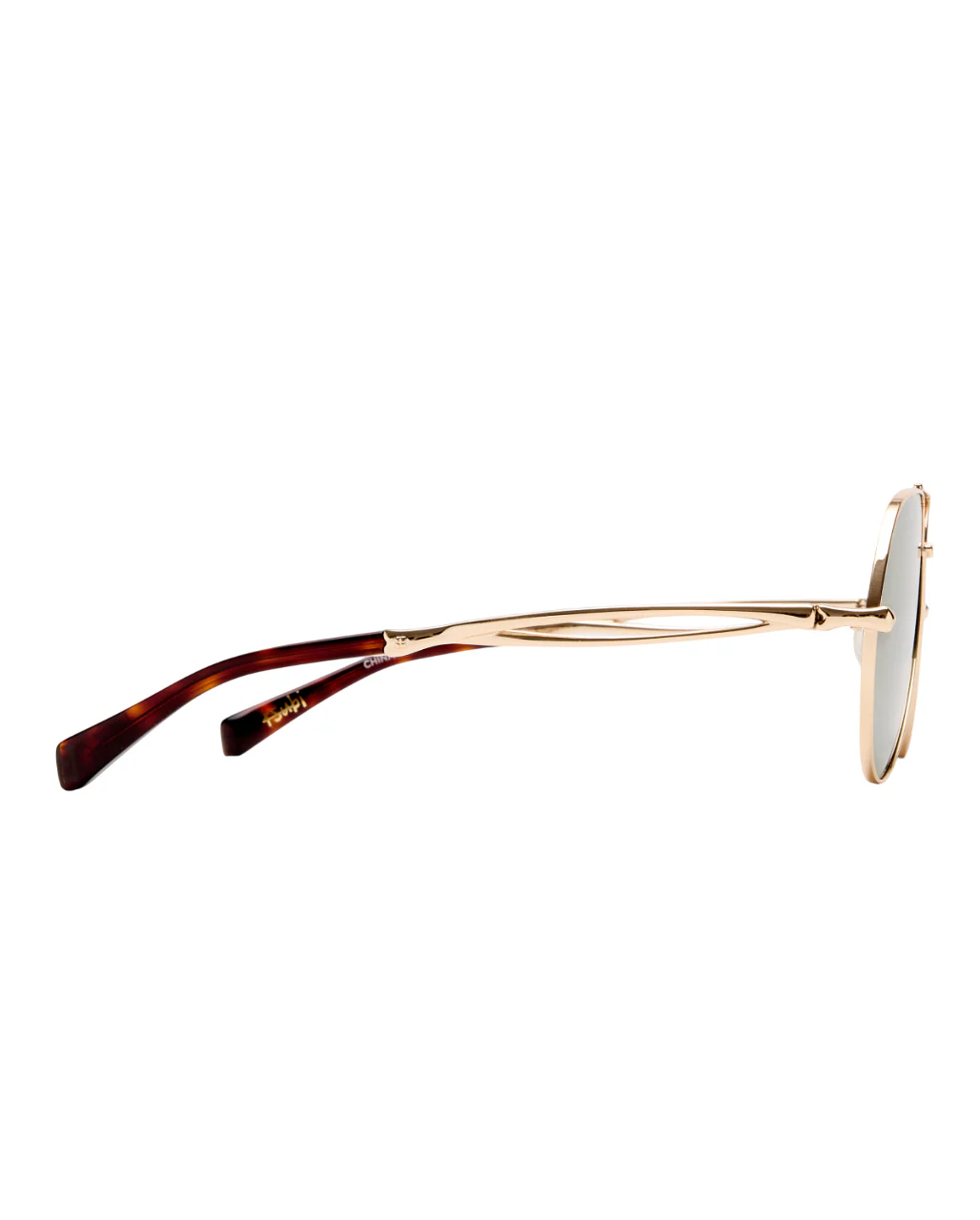 THE MONTANA SUNGLASSES GOLD GREEN - Image 5