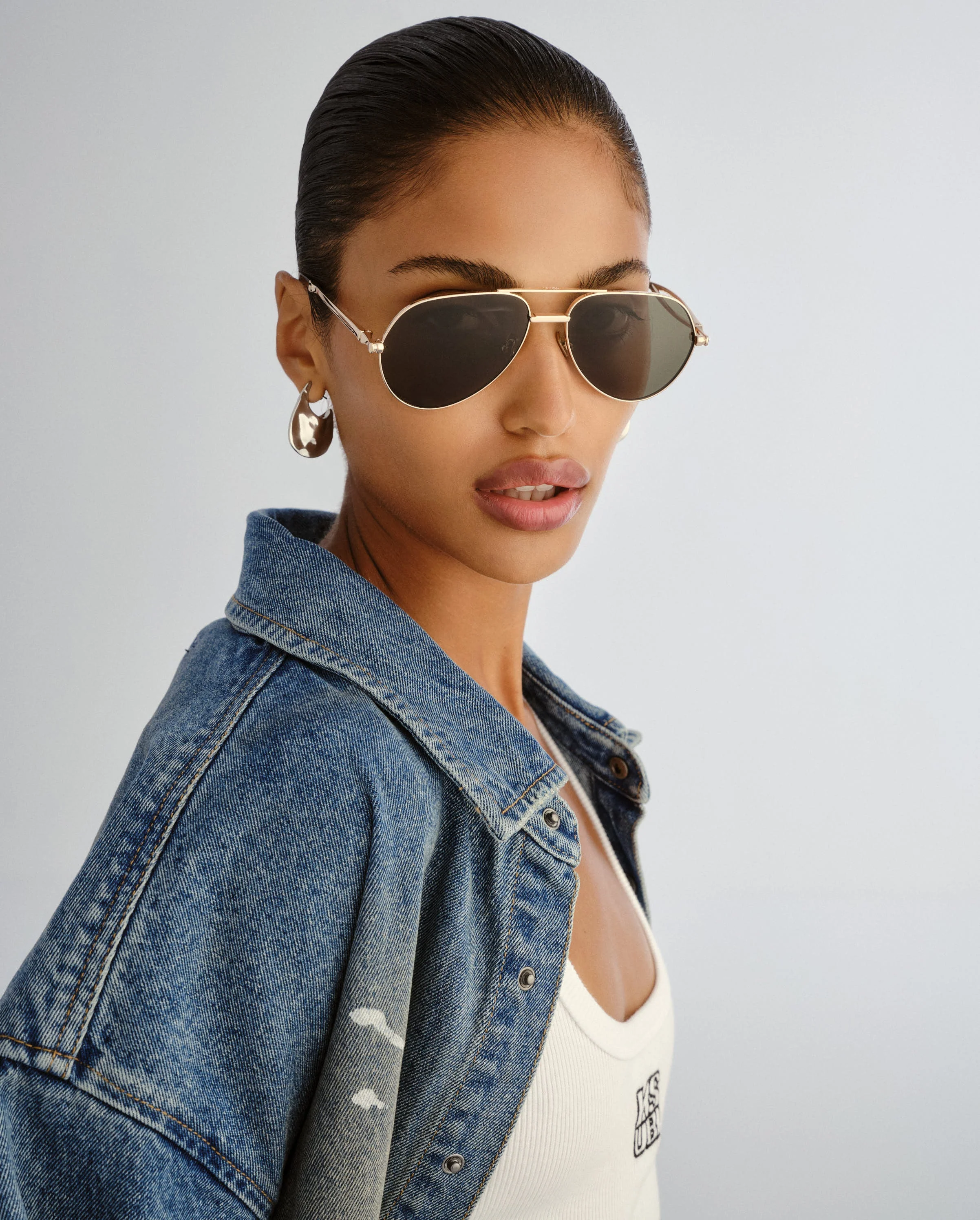 THE MONTANA SUNGLASSES GOLD GREEN - Image 6