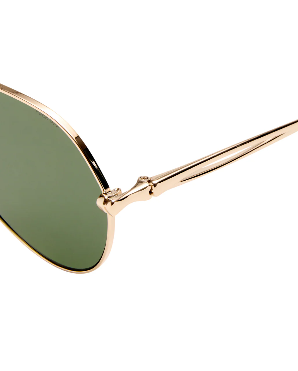 THE MONTANA SUNGLASSES GOLD GREEN - Image 7