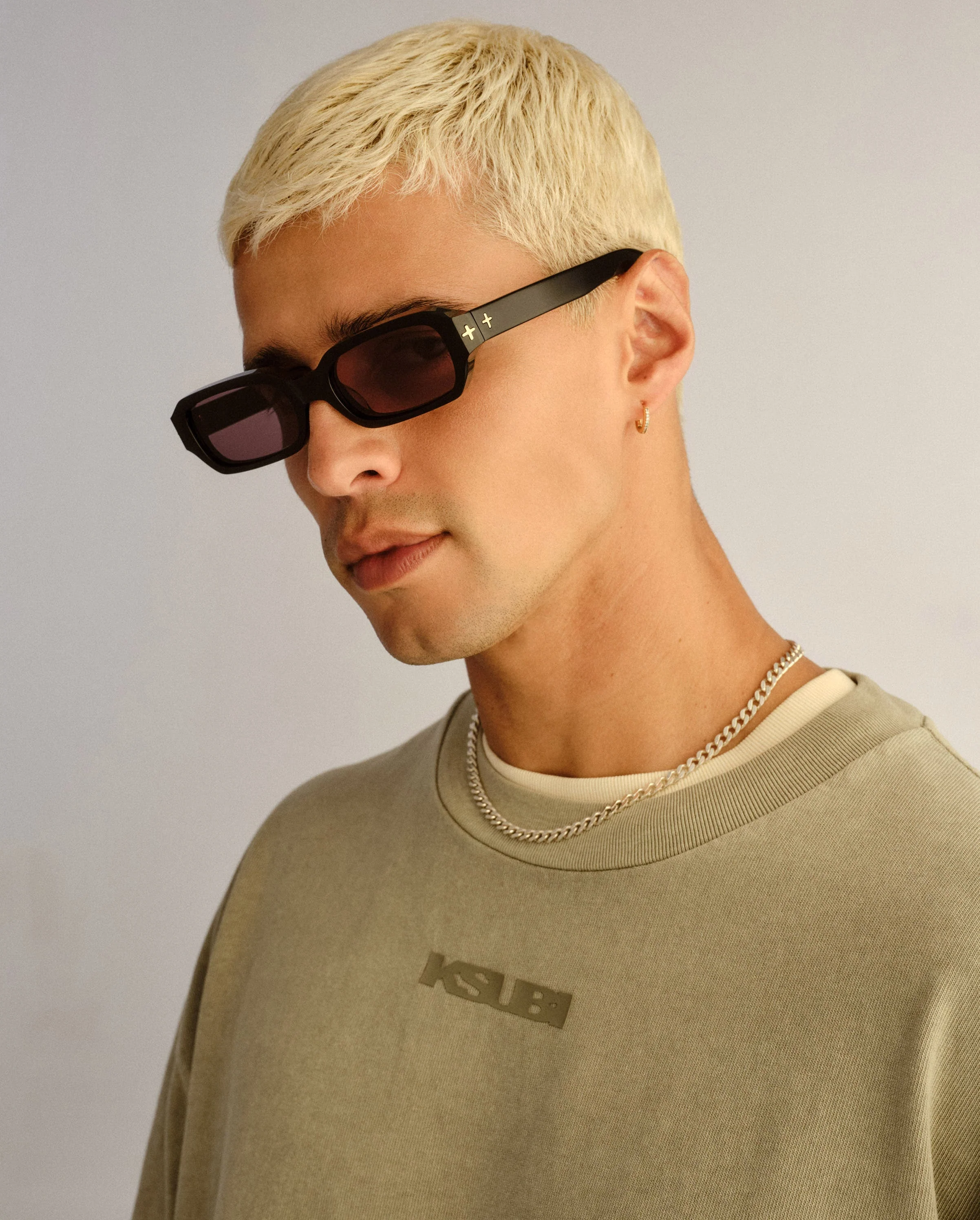 THE SEVEN SEVENS SUNGLASSES BLACK GOLD - Image 5