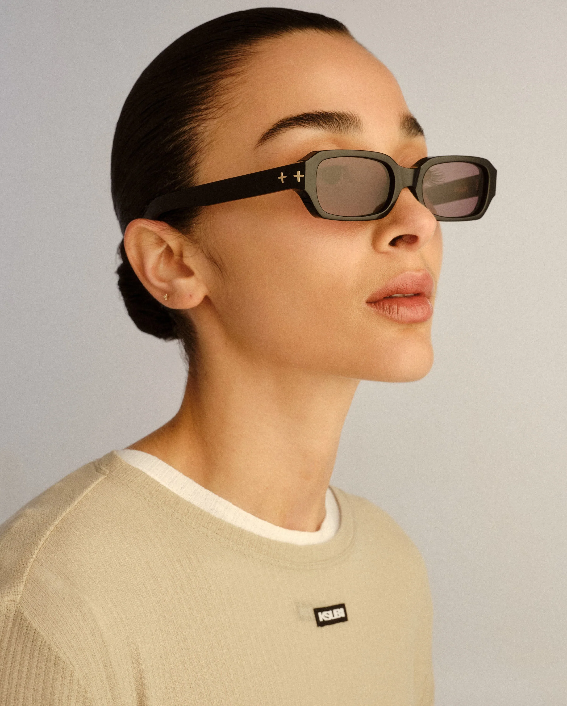 THE SEVEN SEVENS SUNGLASSES BLACK GOLD - Image 6