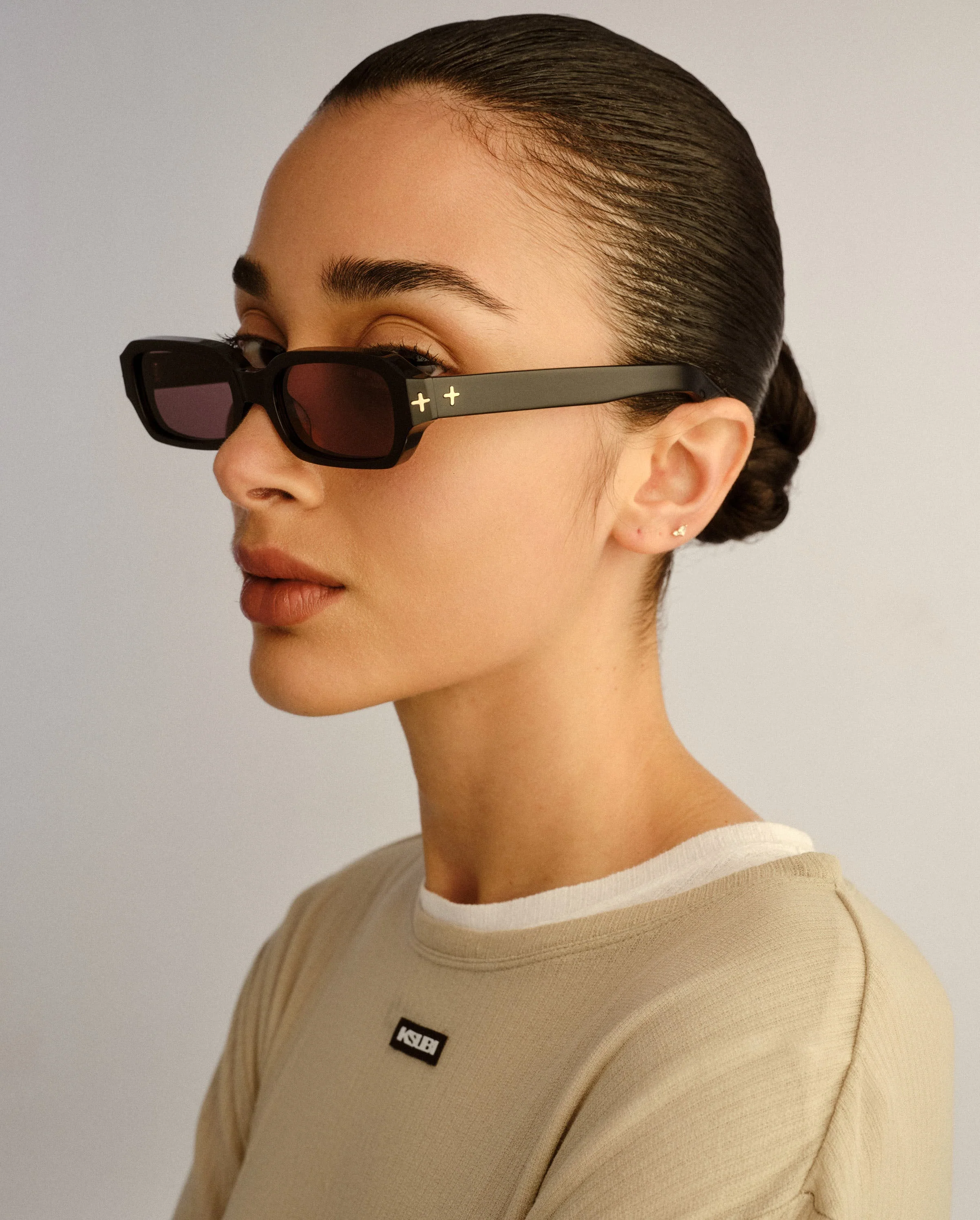 THE SEVEN SEVENS SUNGLASSES BLACK GOLD - Image 8
