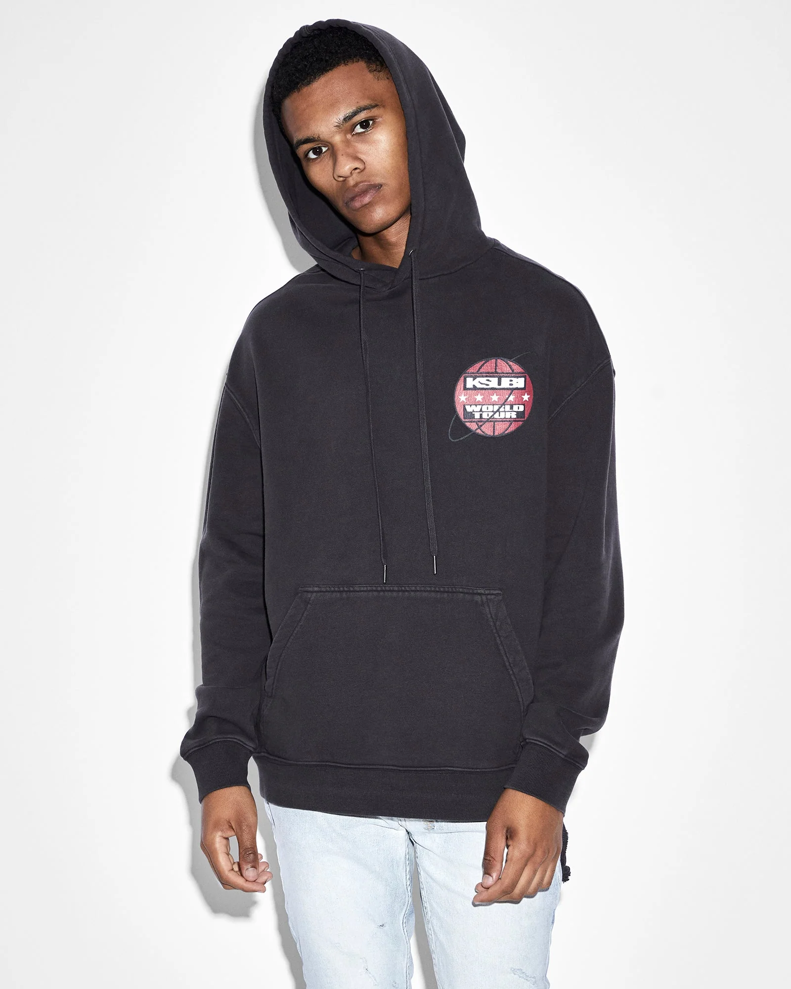 TOUR BIGGIE HOODIE FADED BLACK - Image 9