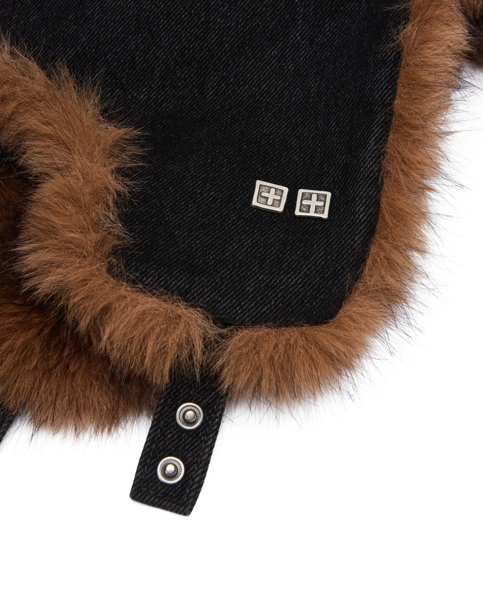 TRAPPER HAT FLOCKED BLACK - Image 4