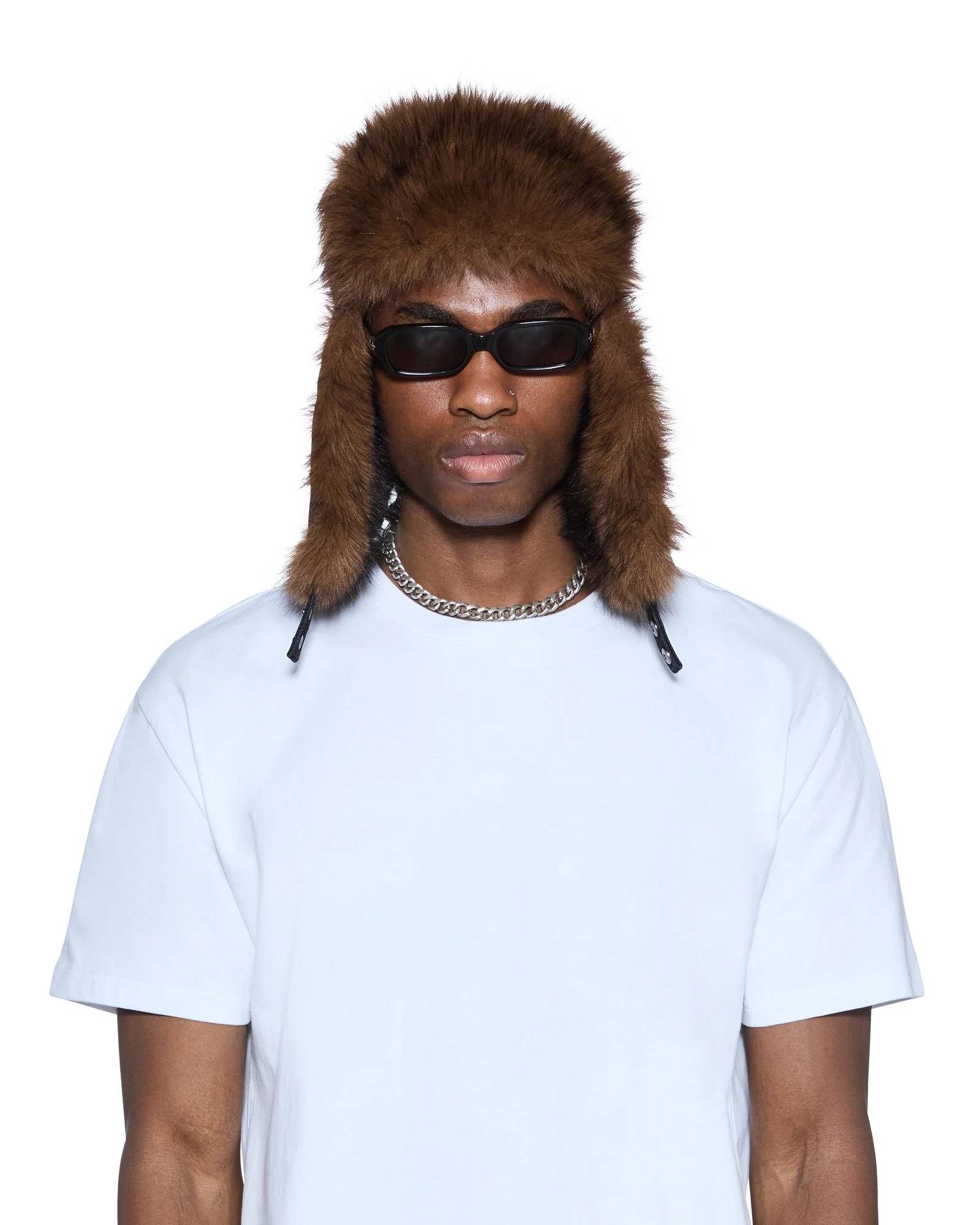 TRAPPER HAT FLOCKED BLACK - Image 9