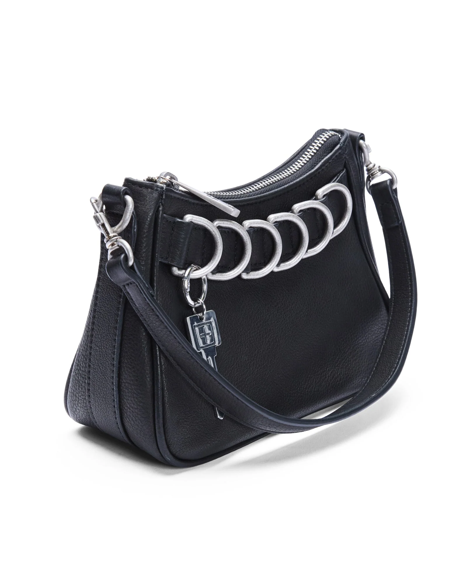 TRASH BAG MINI BLACK LEATHER - Image 3