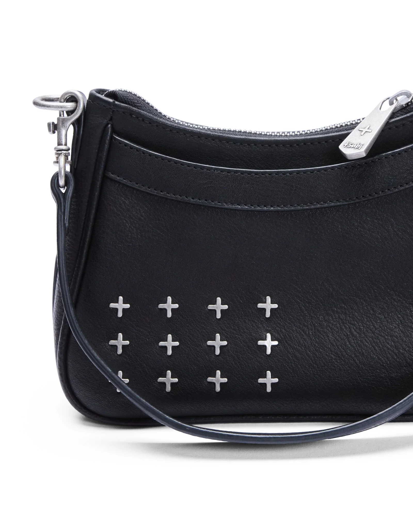 TRASH BAG MINI BLACK LEATHER - Image 6