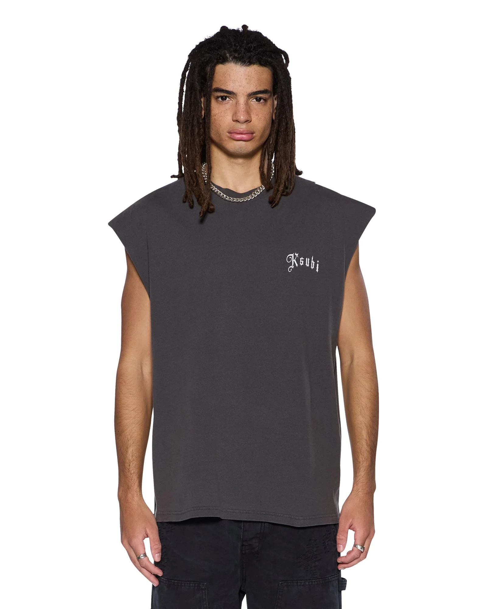 TRUCKSTOP EKCESS CUTOFF FADED BLACK - Image 3