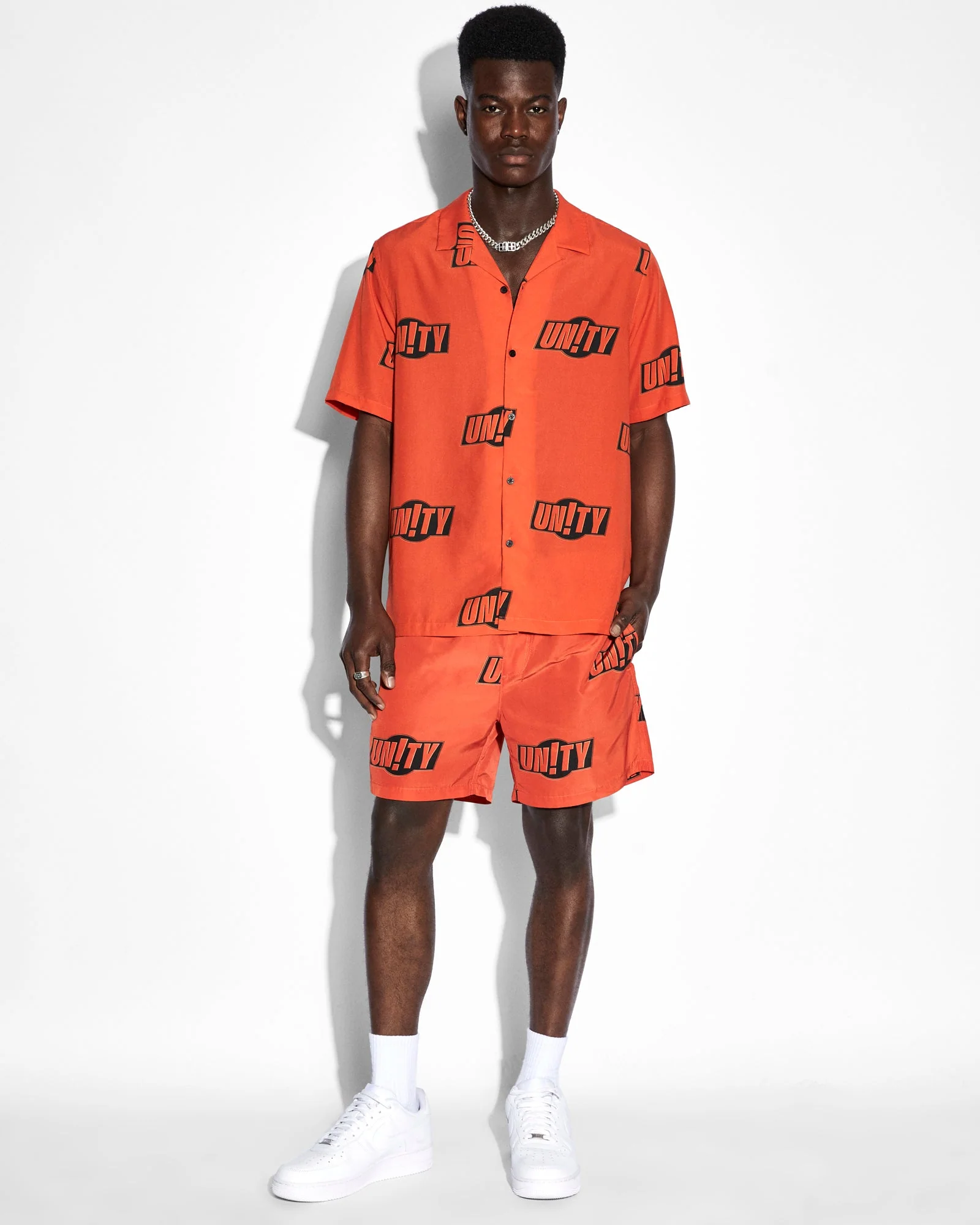 UNITY SIGN BURNER BOARDSHORT ORANGE - Image 2