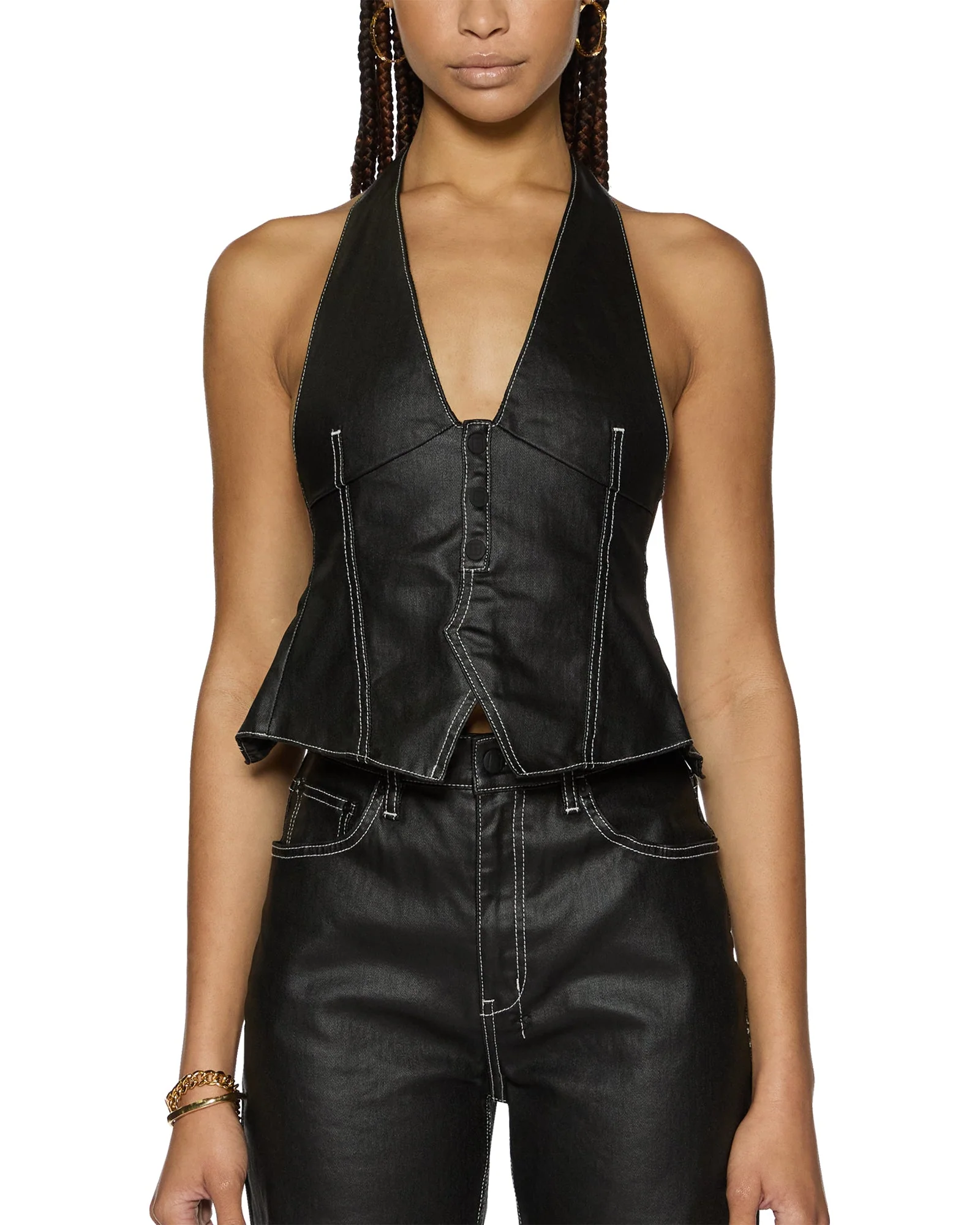VALENTINA HALTER TOP SLICKER - Image 4