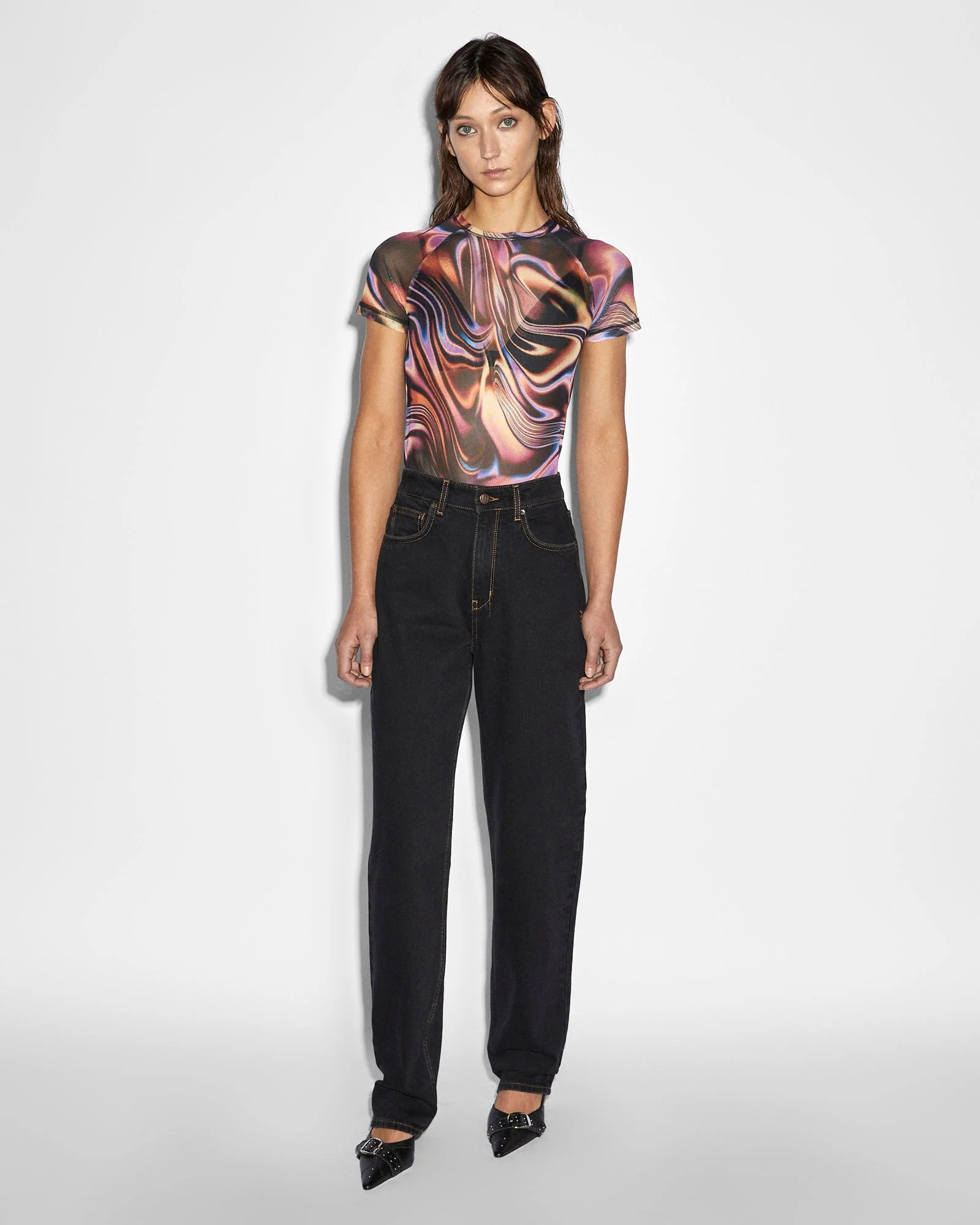 VISIONS MESH SS TEE - Image 3