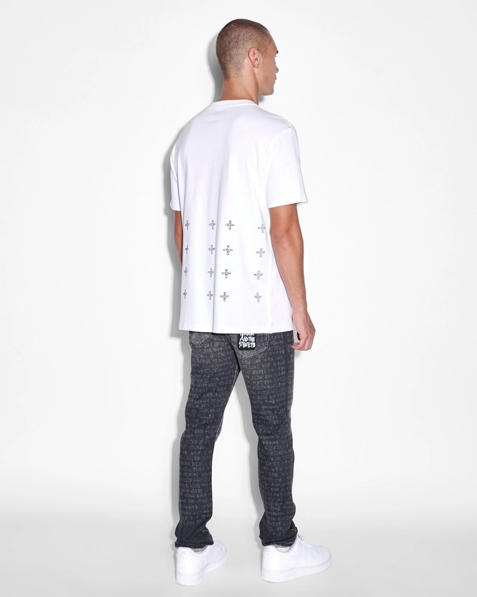 WHITENOISE KASH SS TEE SPACE WHITE - Image 4