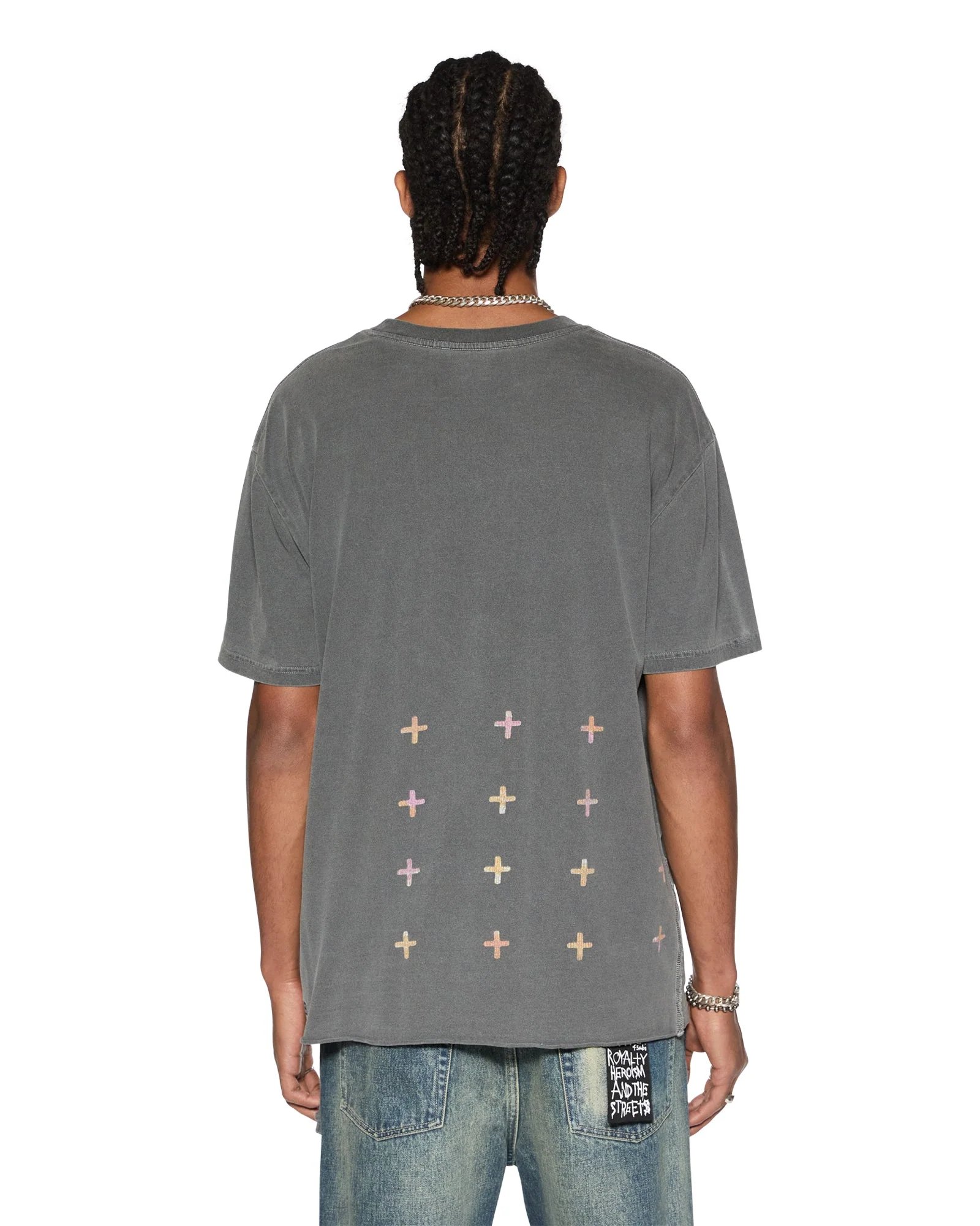 WORLD ORDER BIGGIE SS TEE CHARCOAL - Image 3