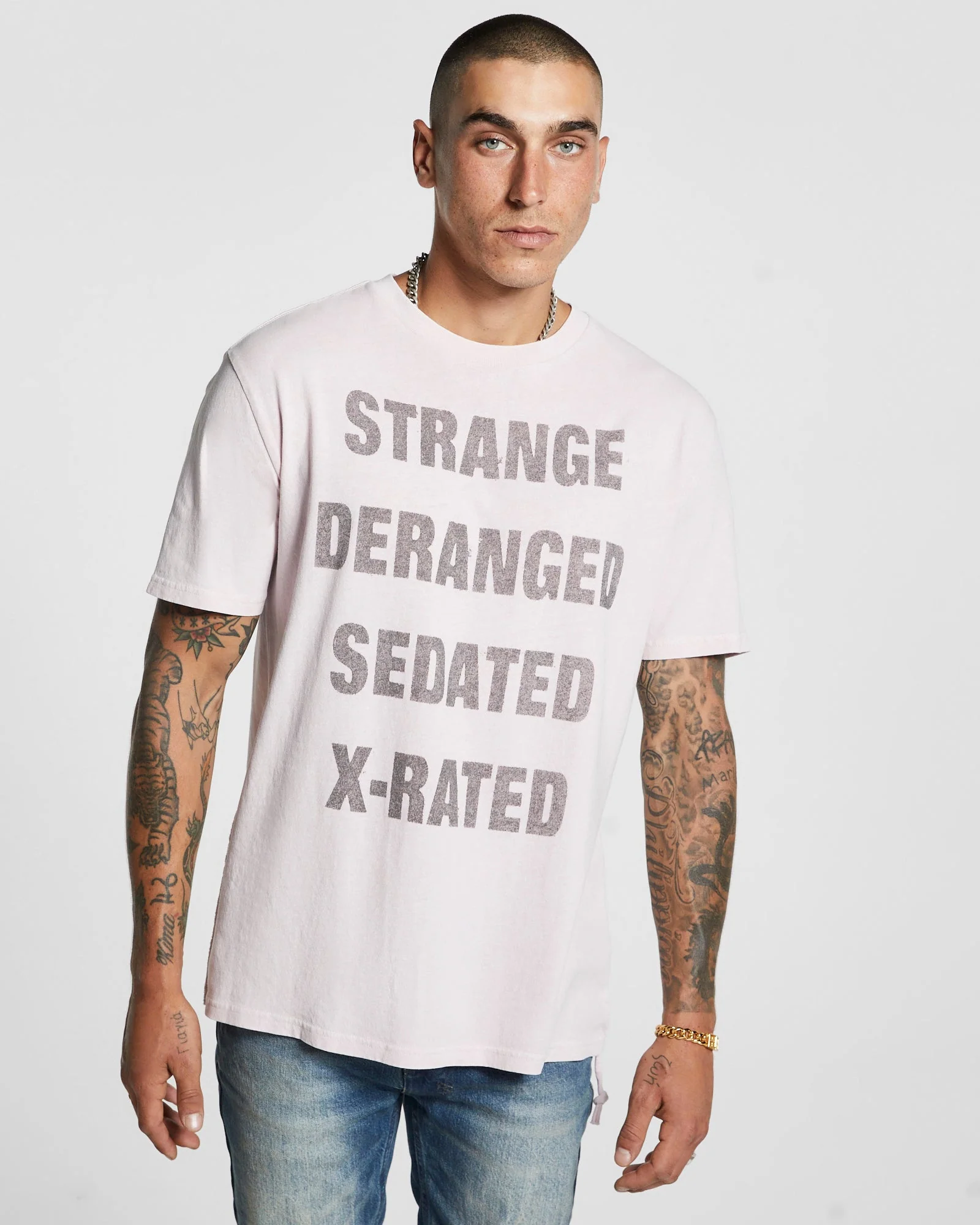 XRATED KASH SS TEE MAGNOLIA