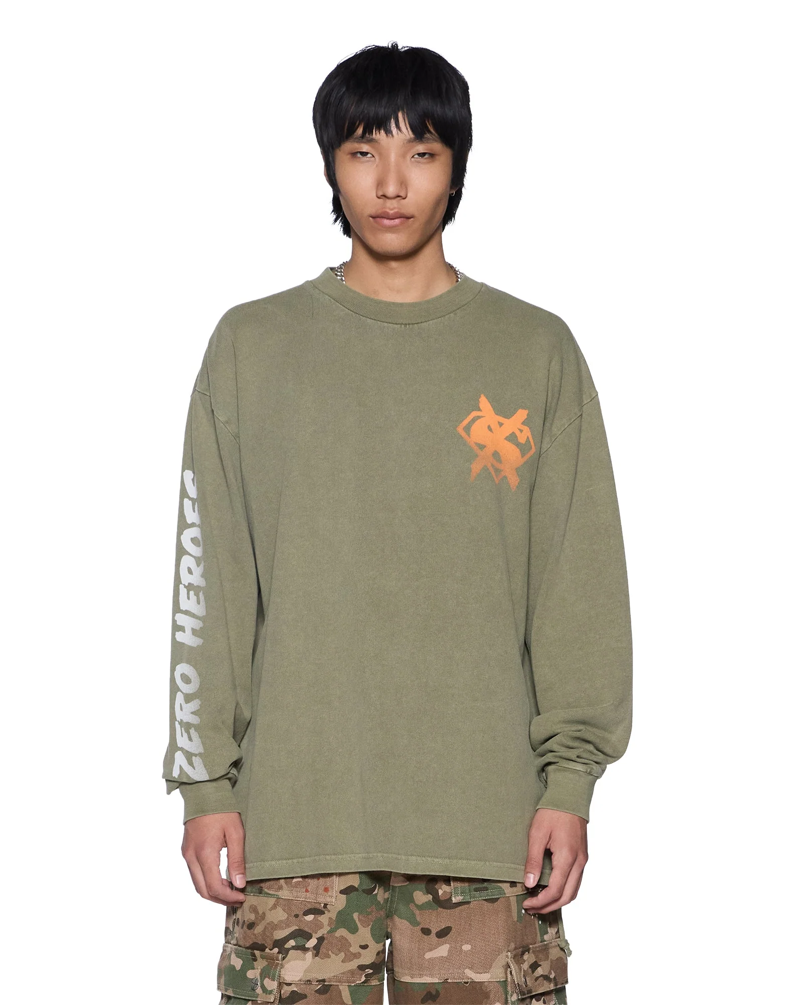 ZERO HEROES LS TEE MILITANT - Image 2