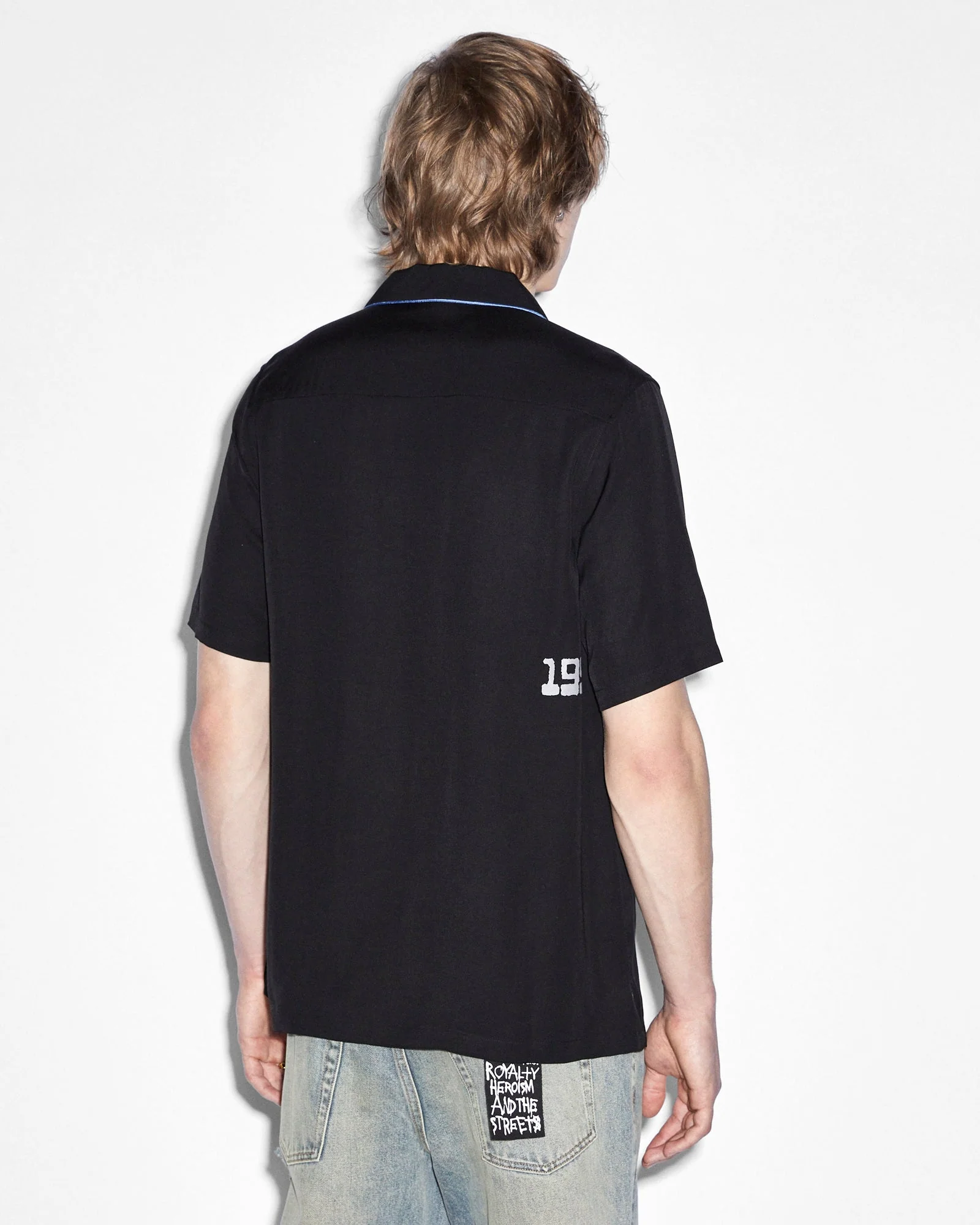ZINE RESORT SS SHIRT BLACK - Image 3